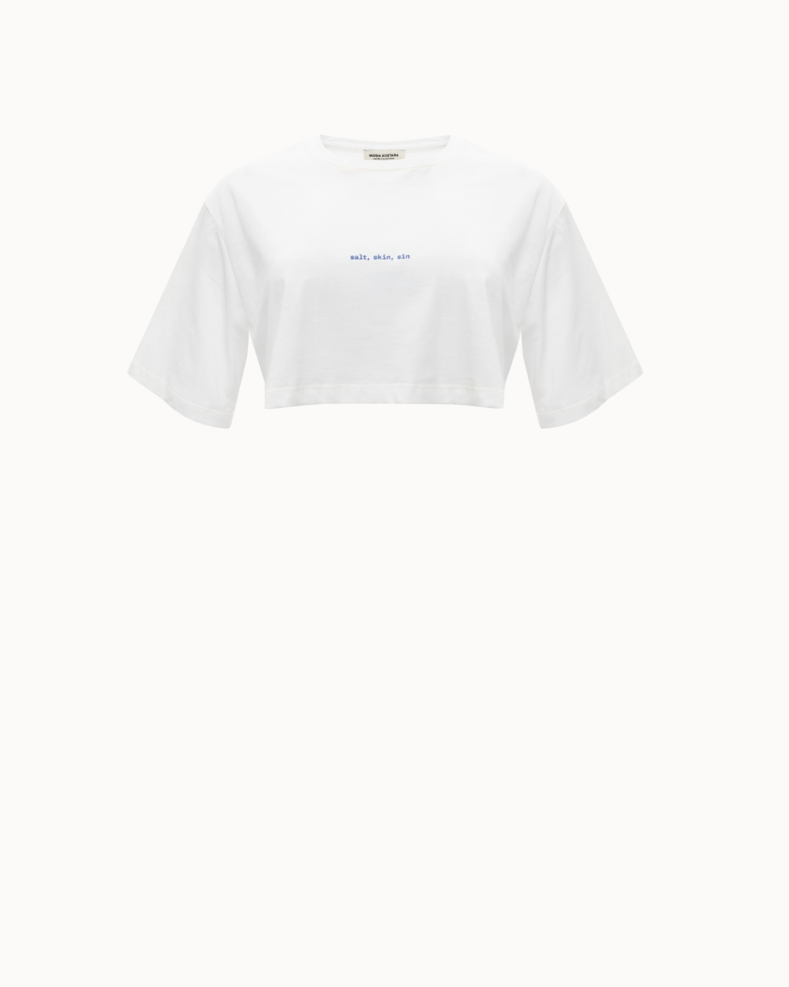 Picture of Salt, Skin, Sin Cropped T-shirt