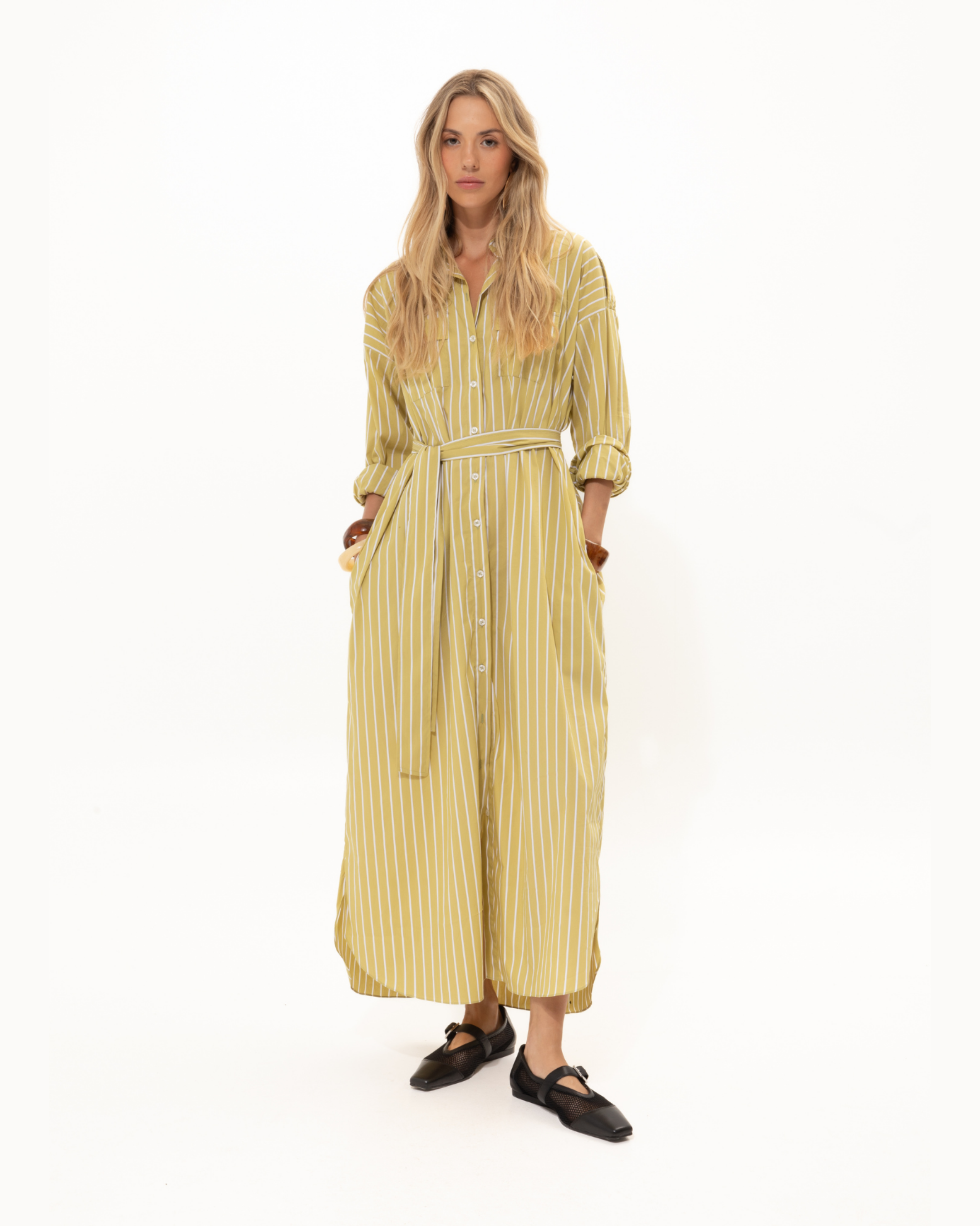 Picture of Lime Chemisier Dress