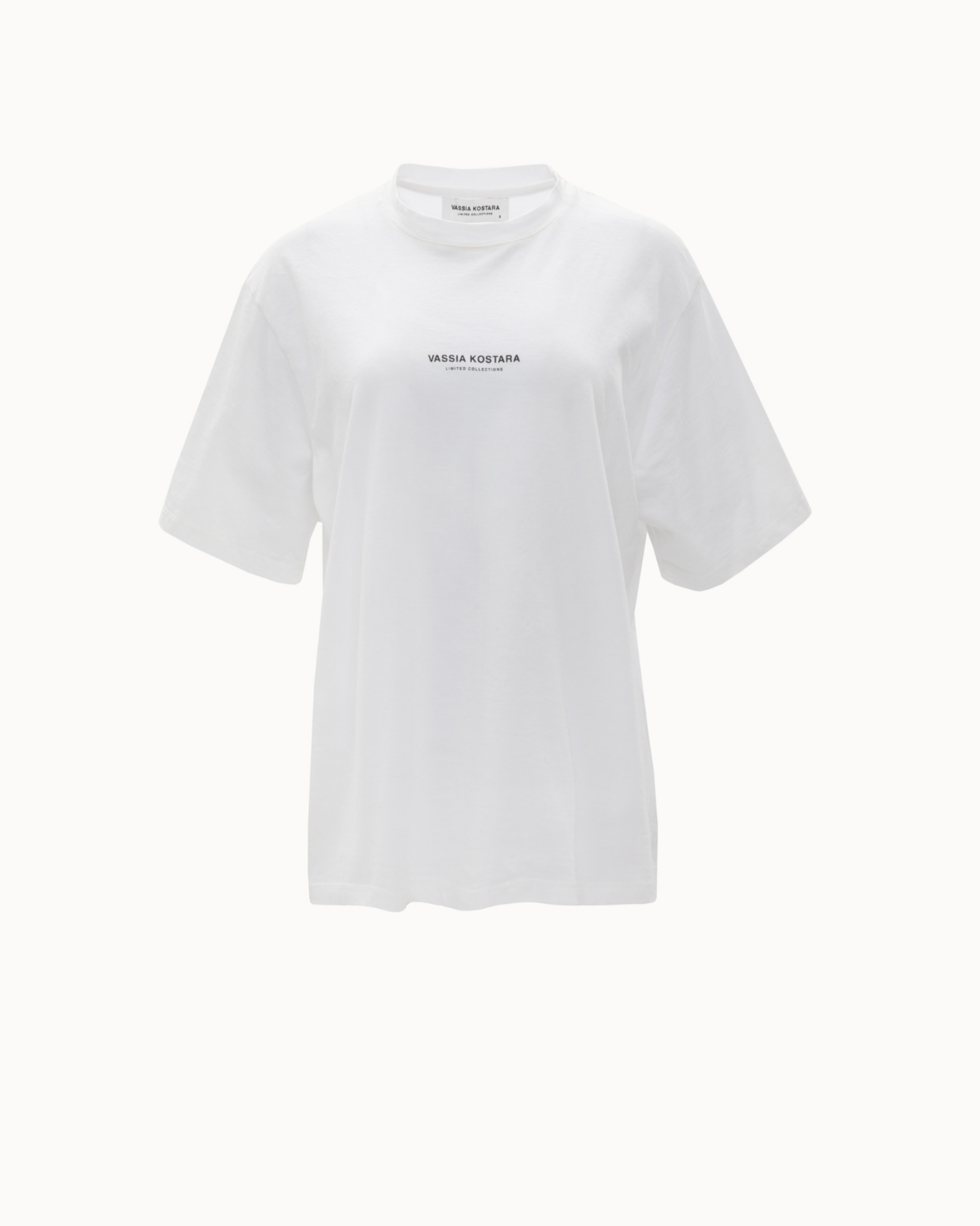 Picture of Vassia Kostara White T-Shirt