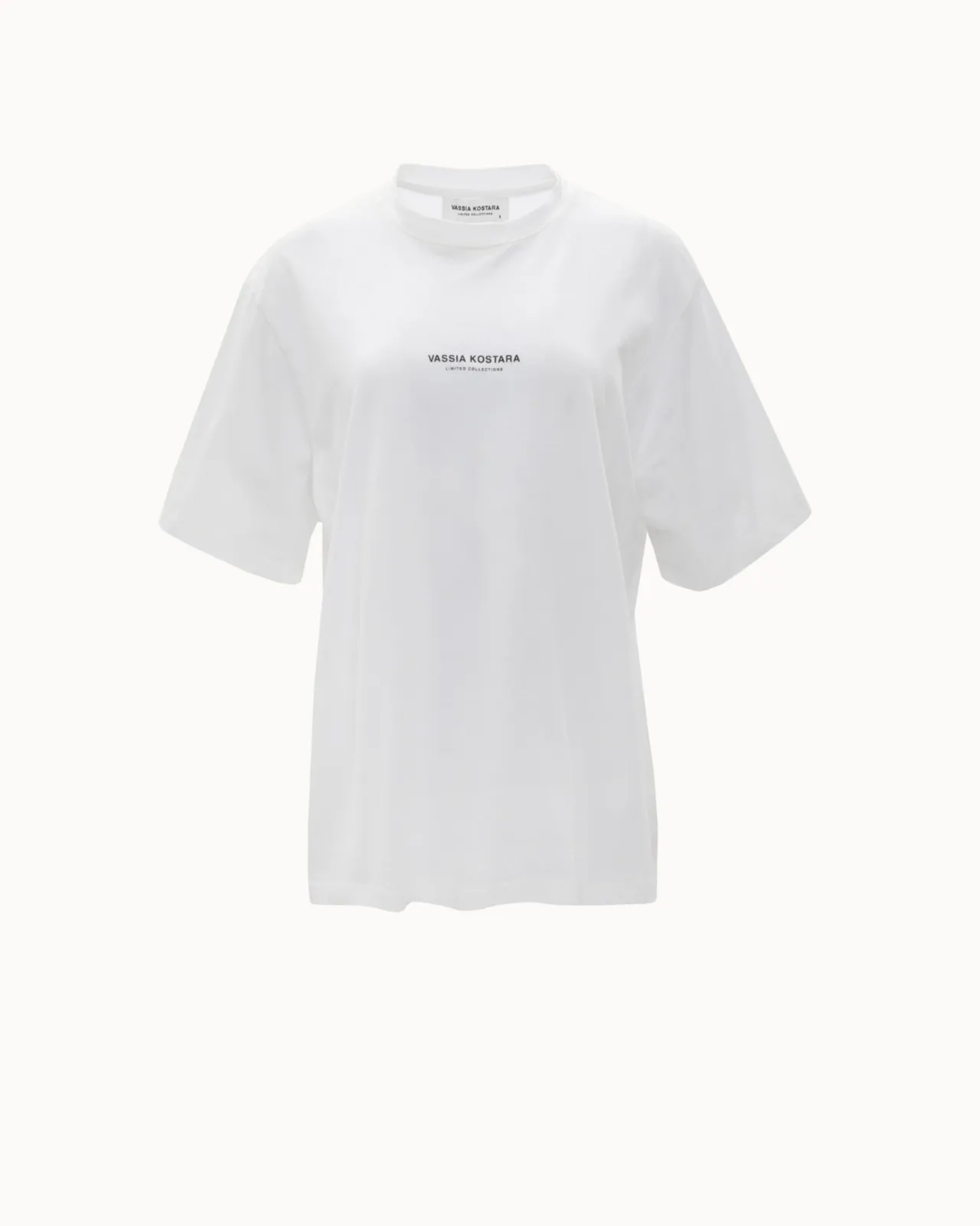 Picture of Vassia Kostara White T-Shirt