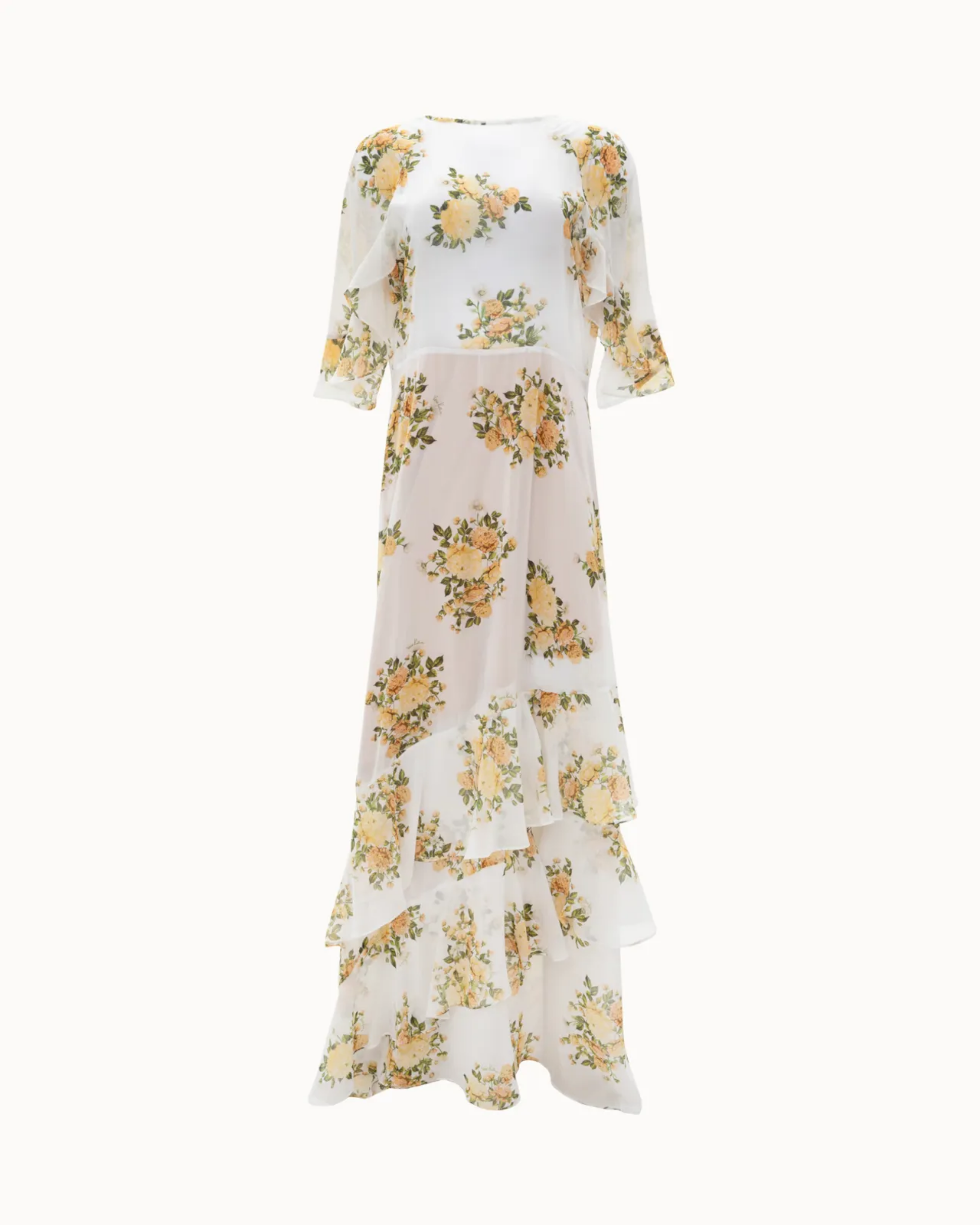 Picture of Yellow Flower "June" Dress