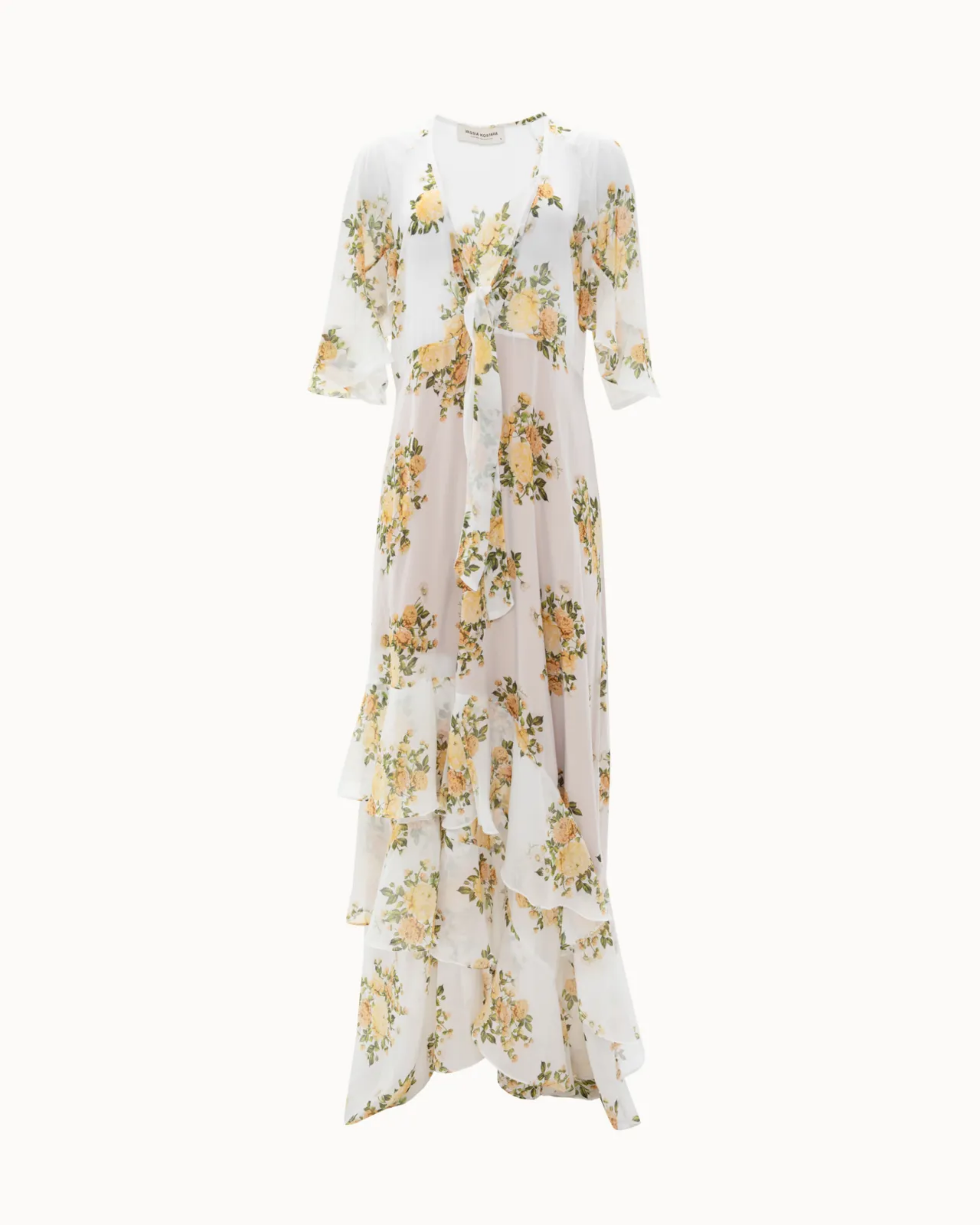 Picture of Yellow Flower "June" Dress