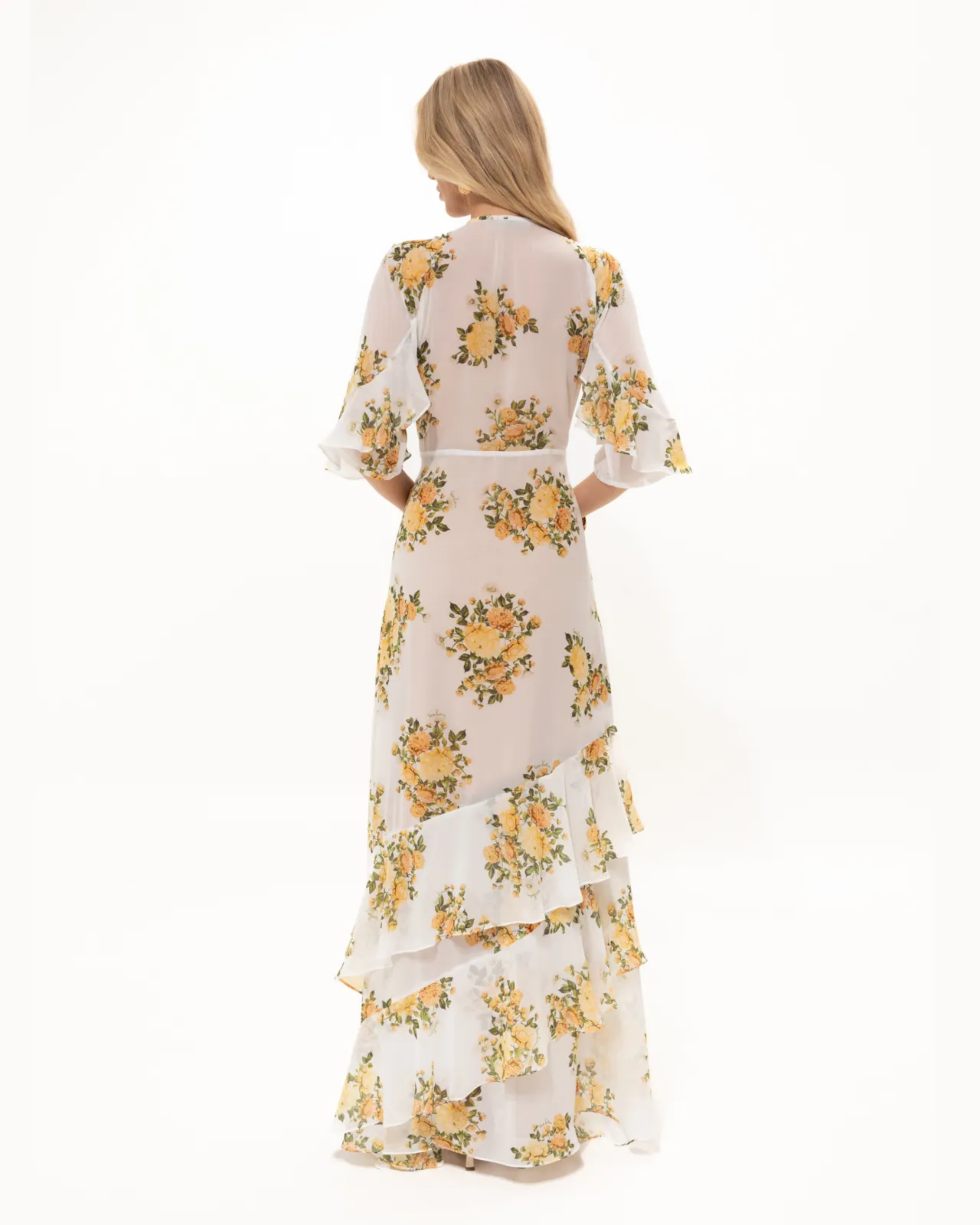 Picture of Yellow Flower "June" Dress