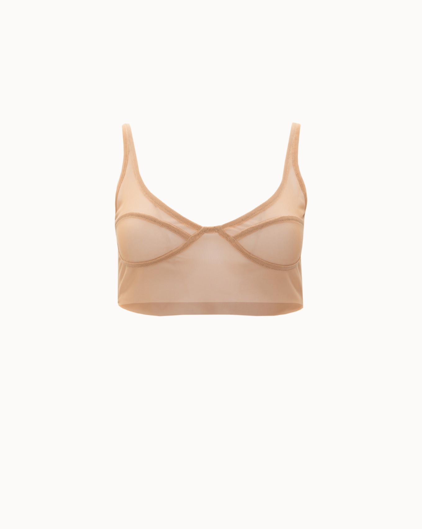 Picture of Beige Mesh Top