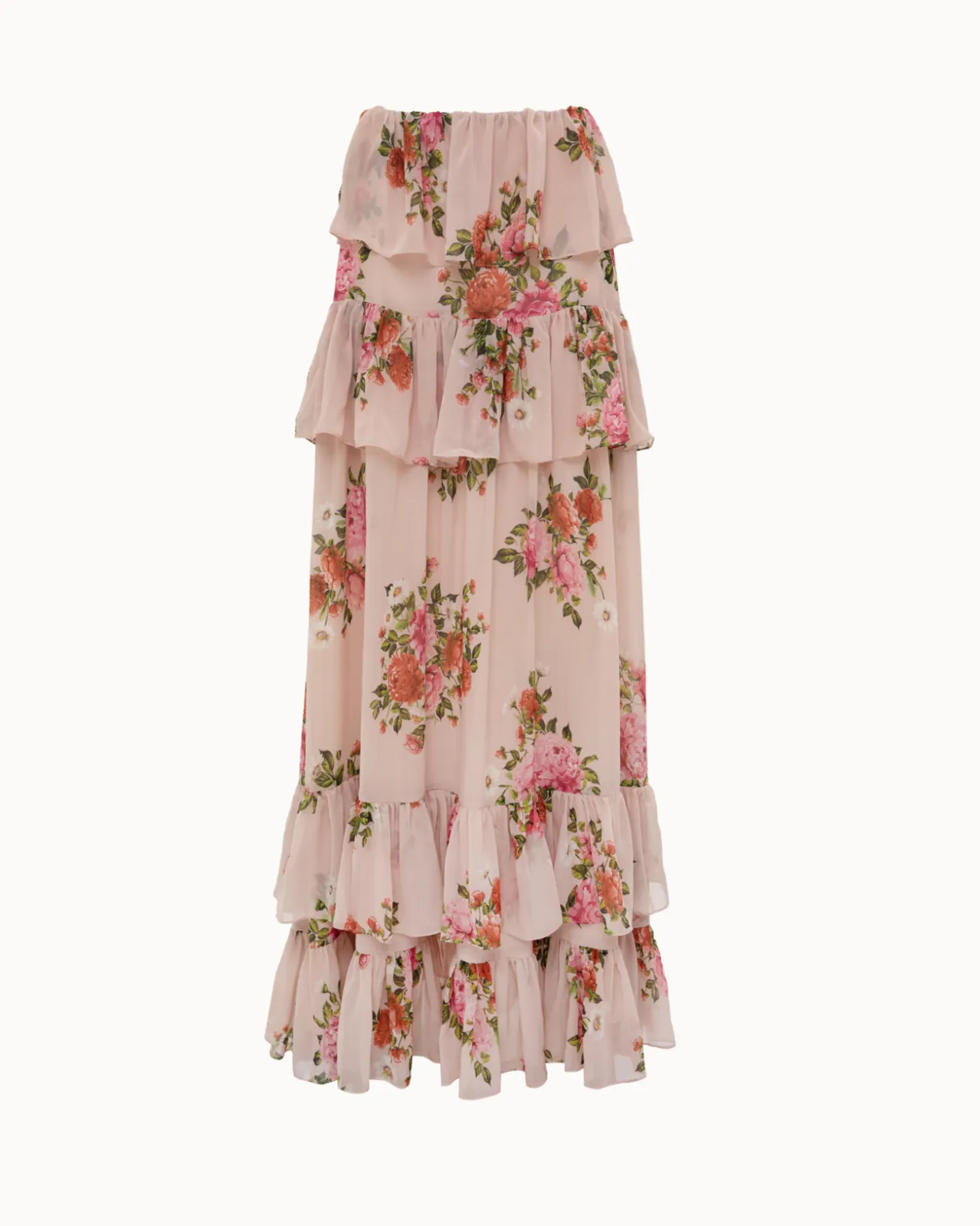 Show details for Pink Romance Ruffled Skirt Picture of Pink Romance Ruffled Skirt