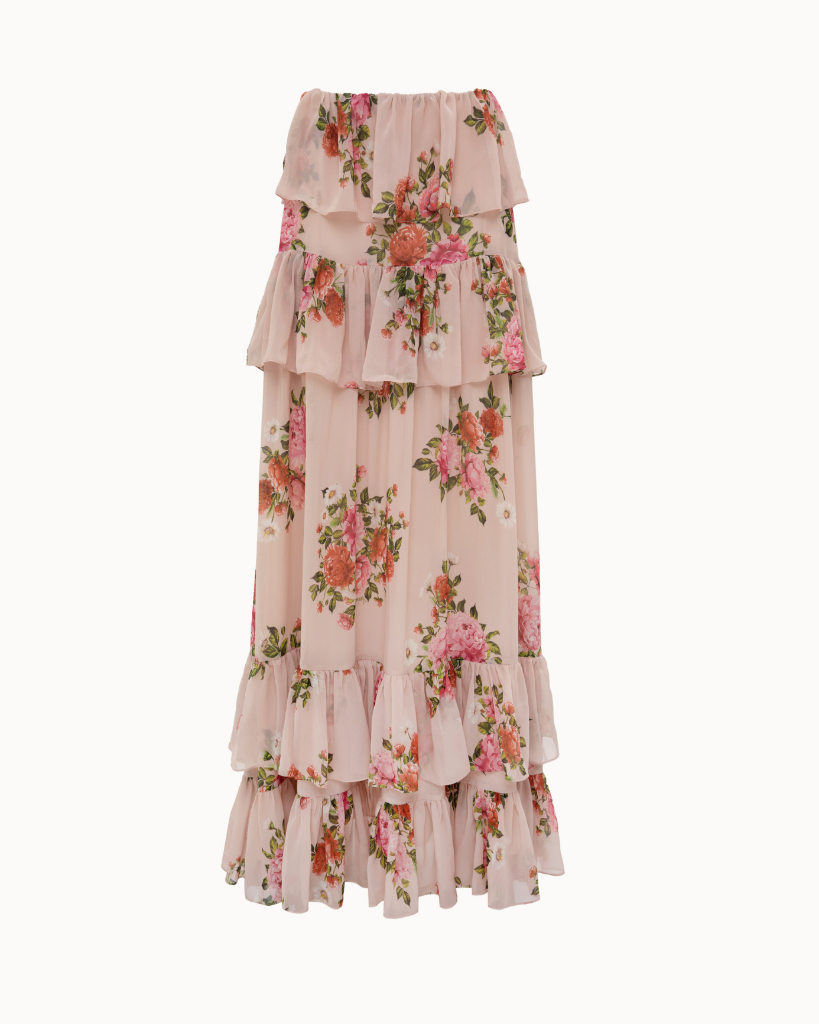 Picture of Pink Romance Ruffled Skirt