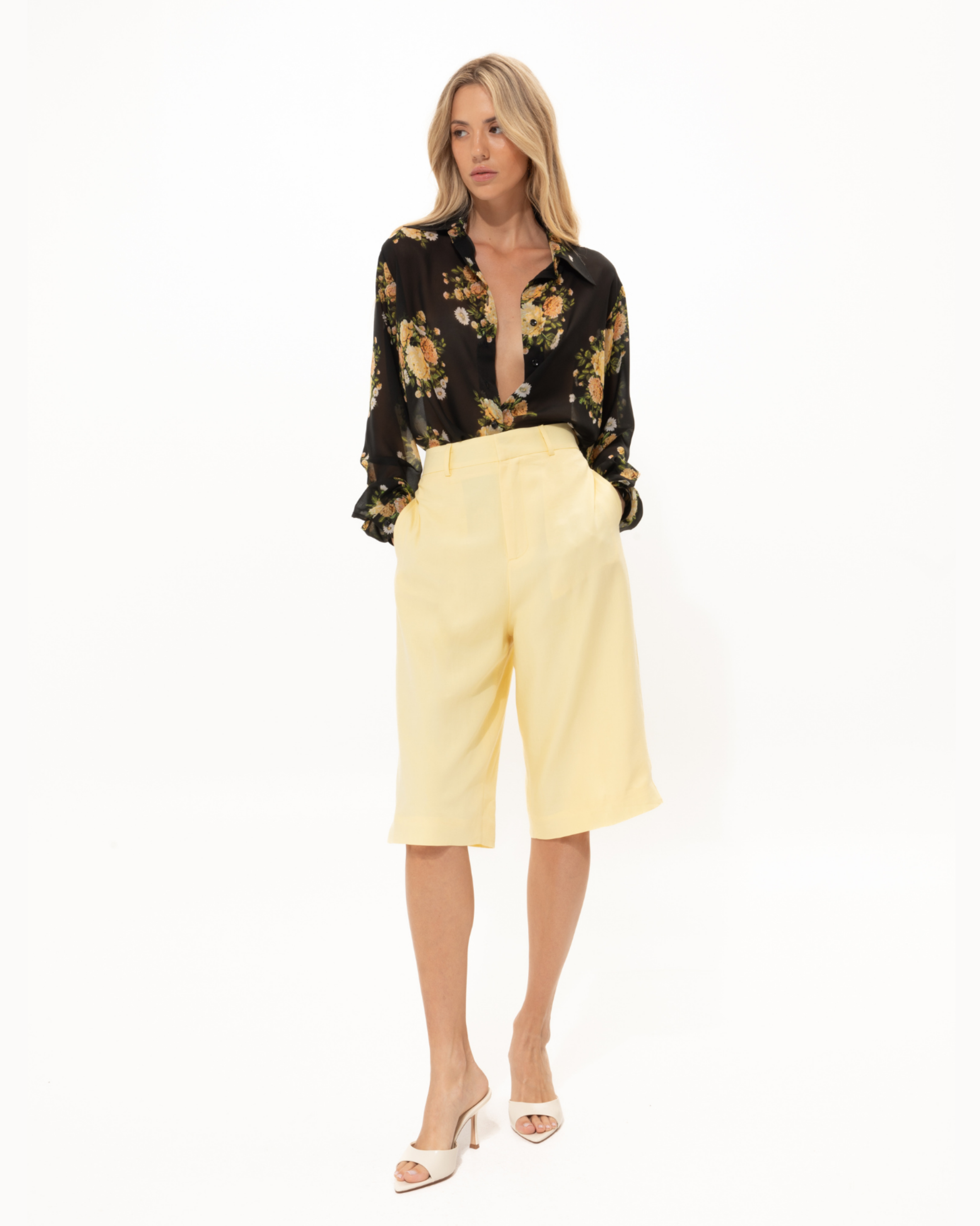 Picture of Chamomile Yellow Shorts