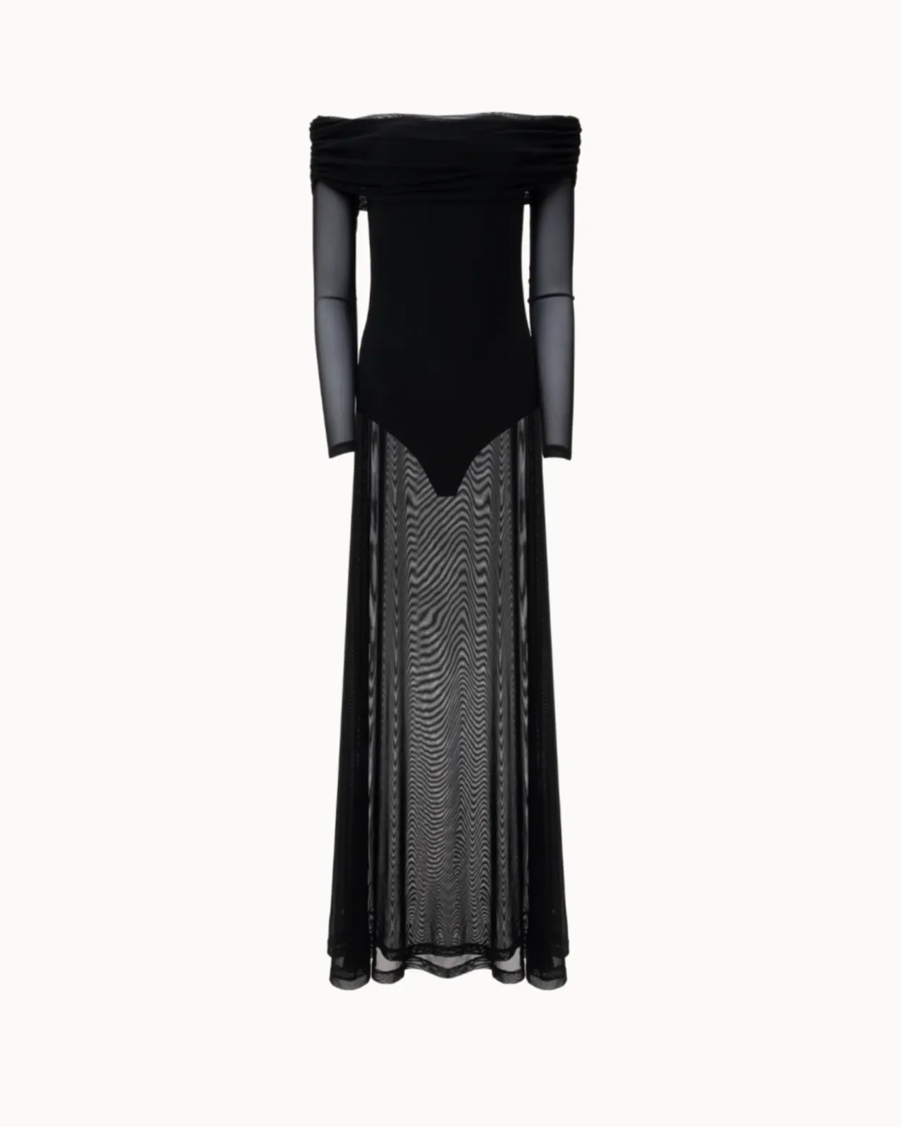 Show details for Black Mesh Dress Picture of Black Mesh Dress