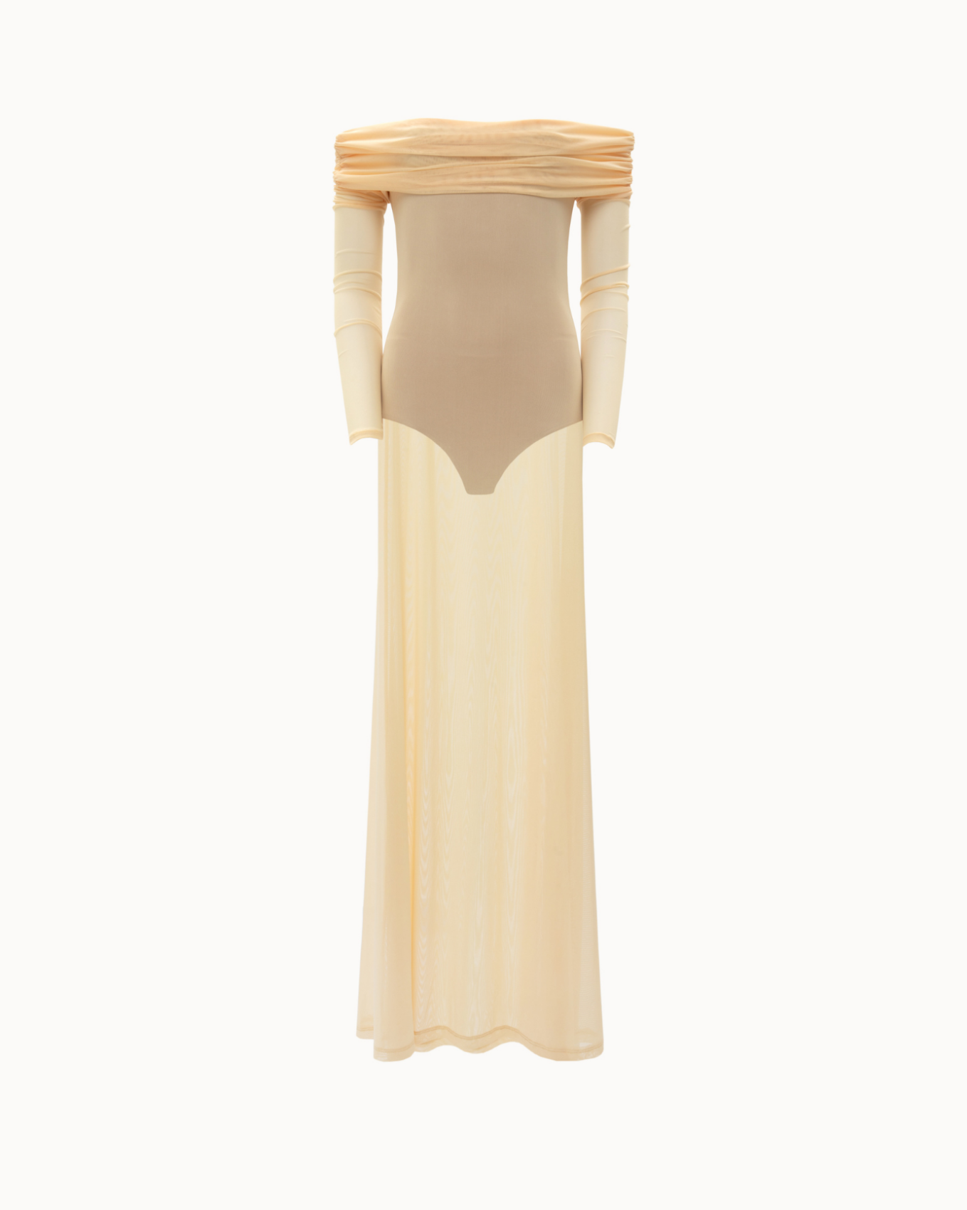 Picture of Chamomile Yellow Mesh Dress