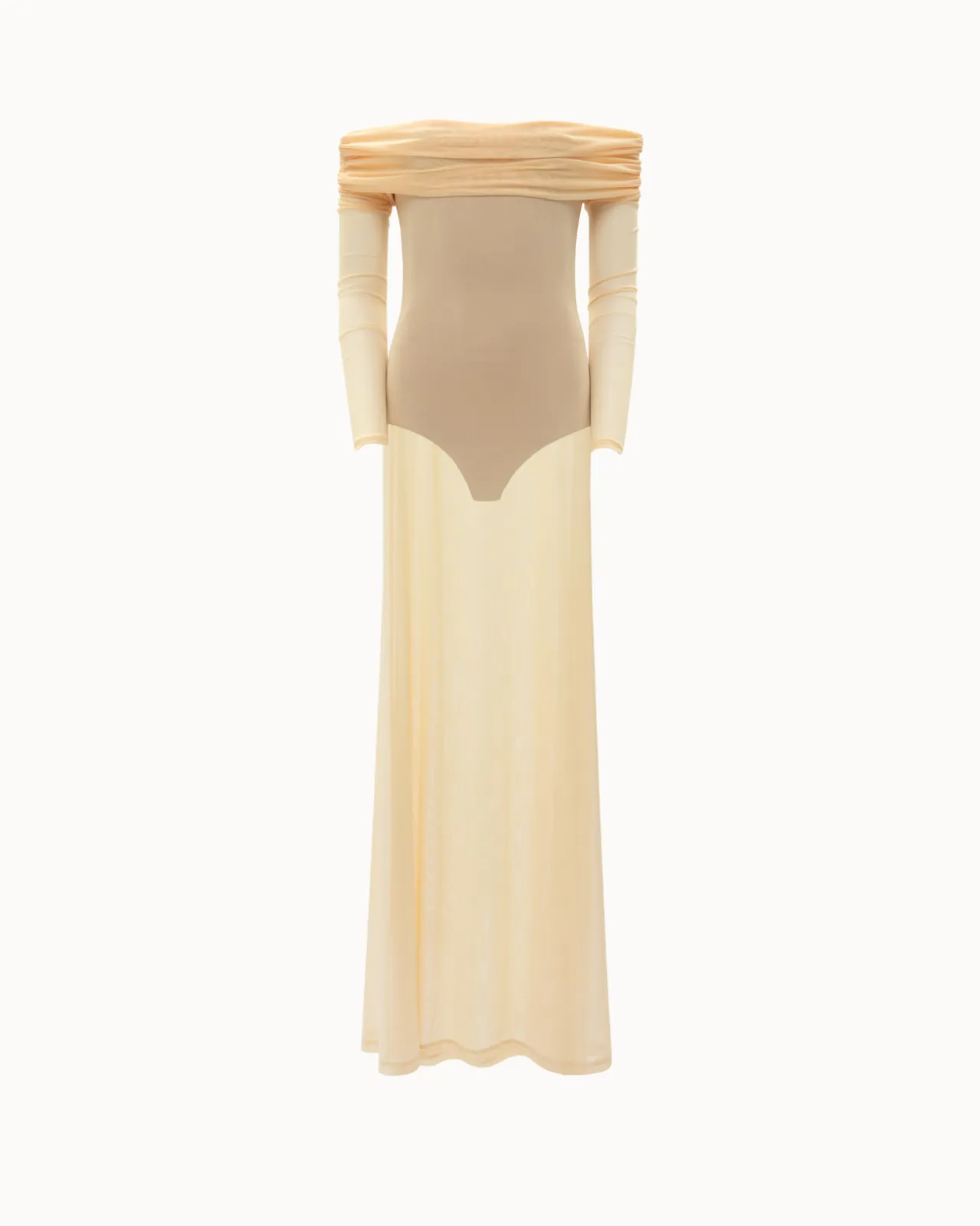 Picture of Chamomile Yellow Mesh Dress