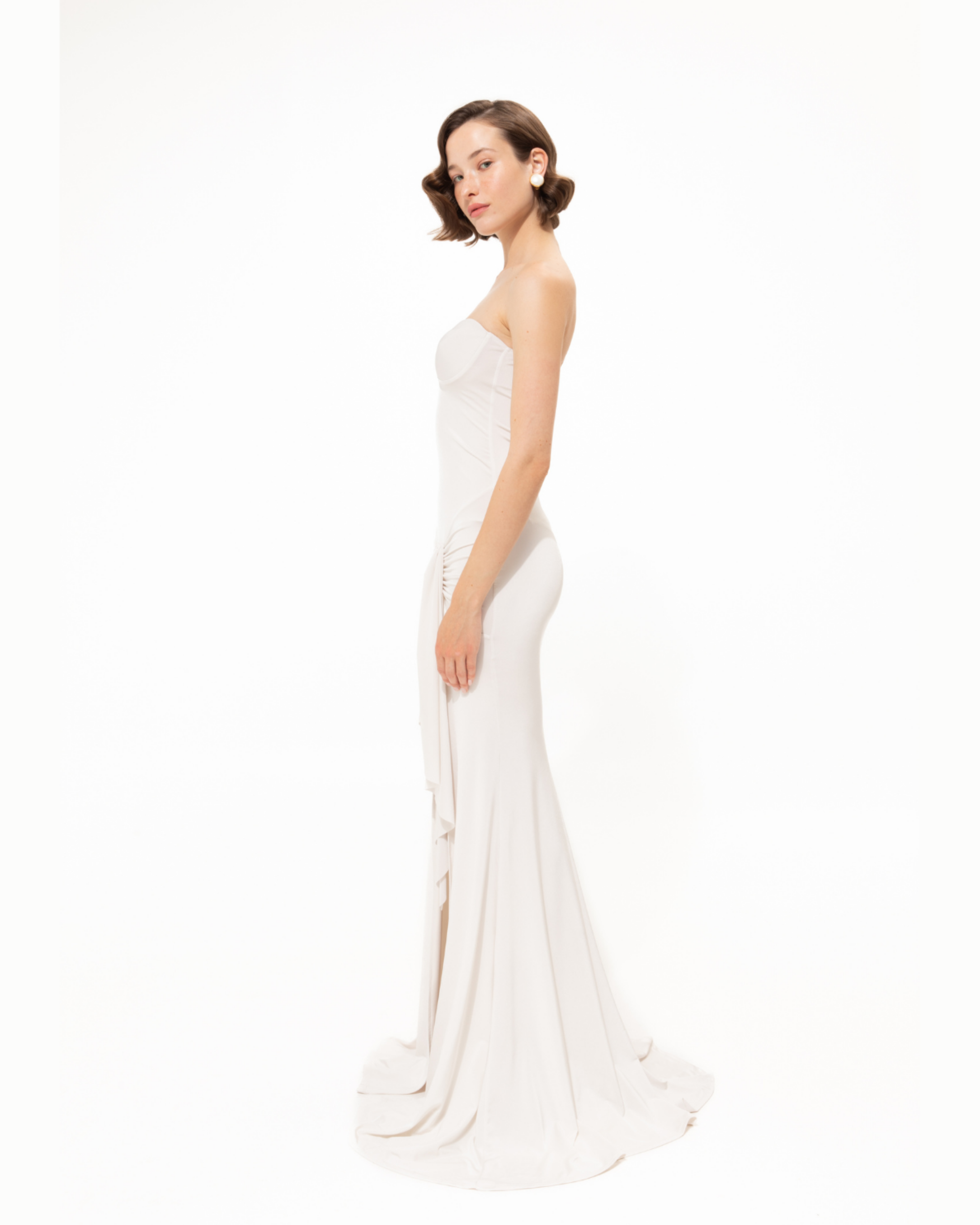 Picture of White Maxi Gown