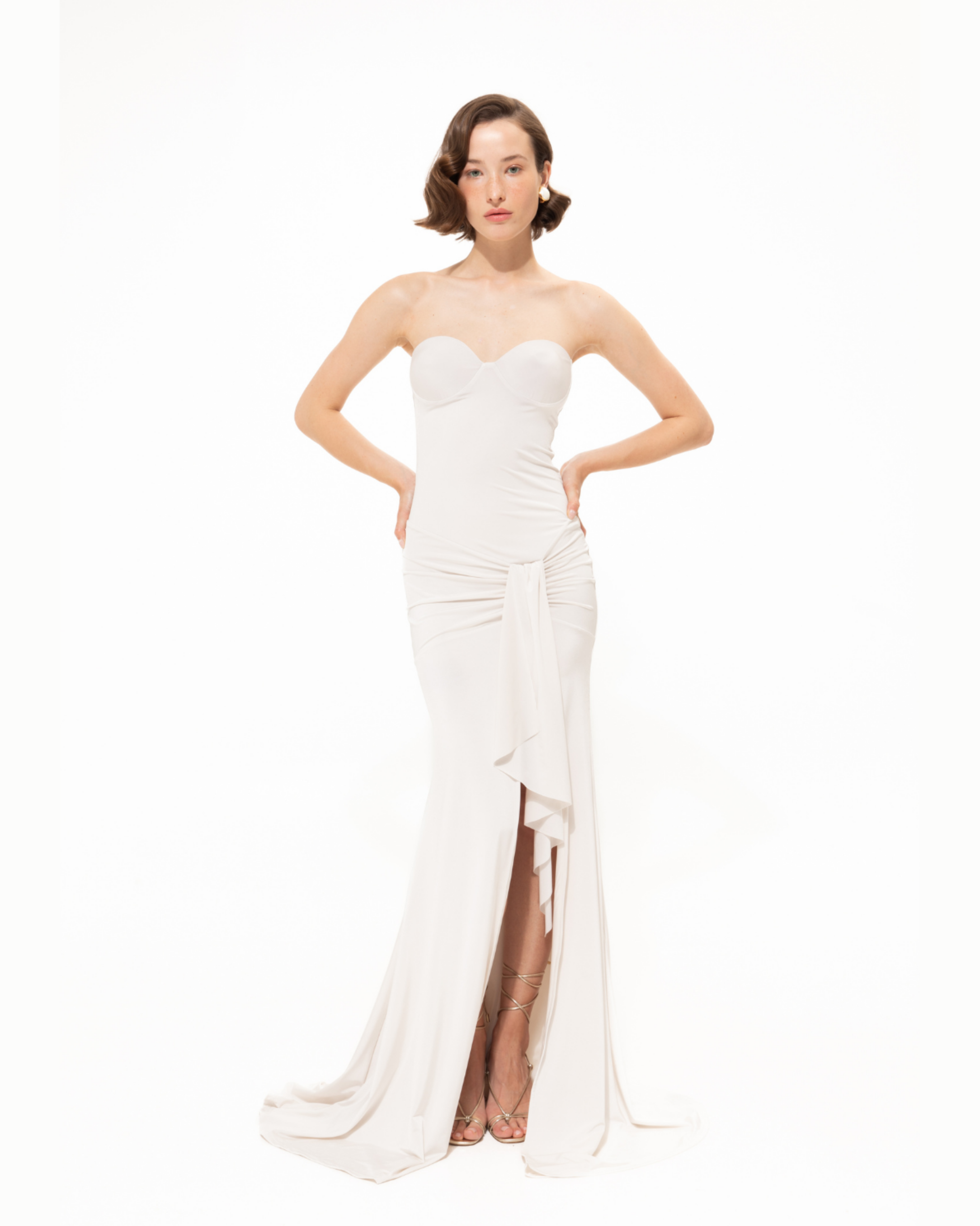 Picture of White Maxi Gown