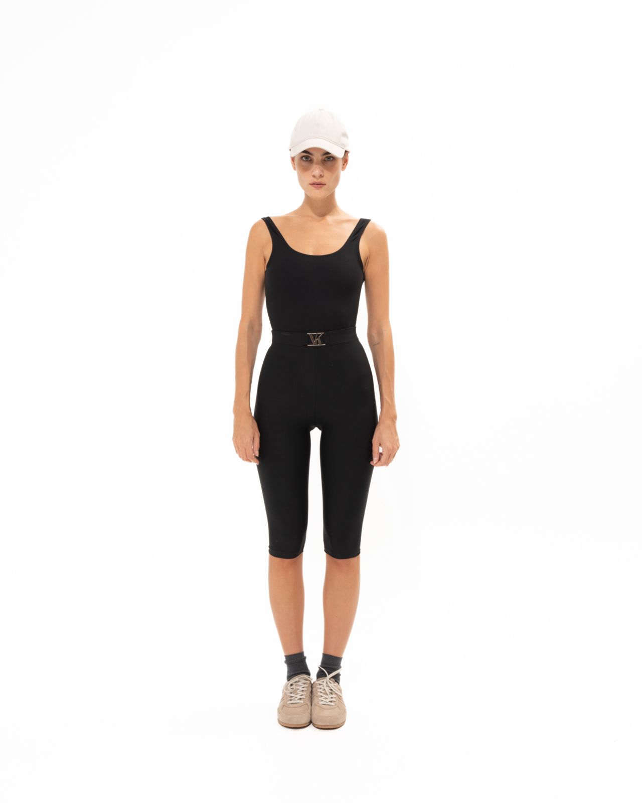 Picture of BLACK ACTIVE CAPRI PANTS