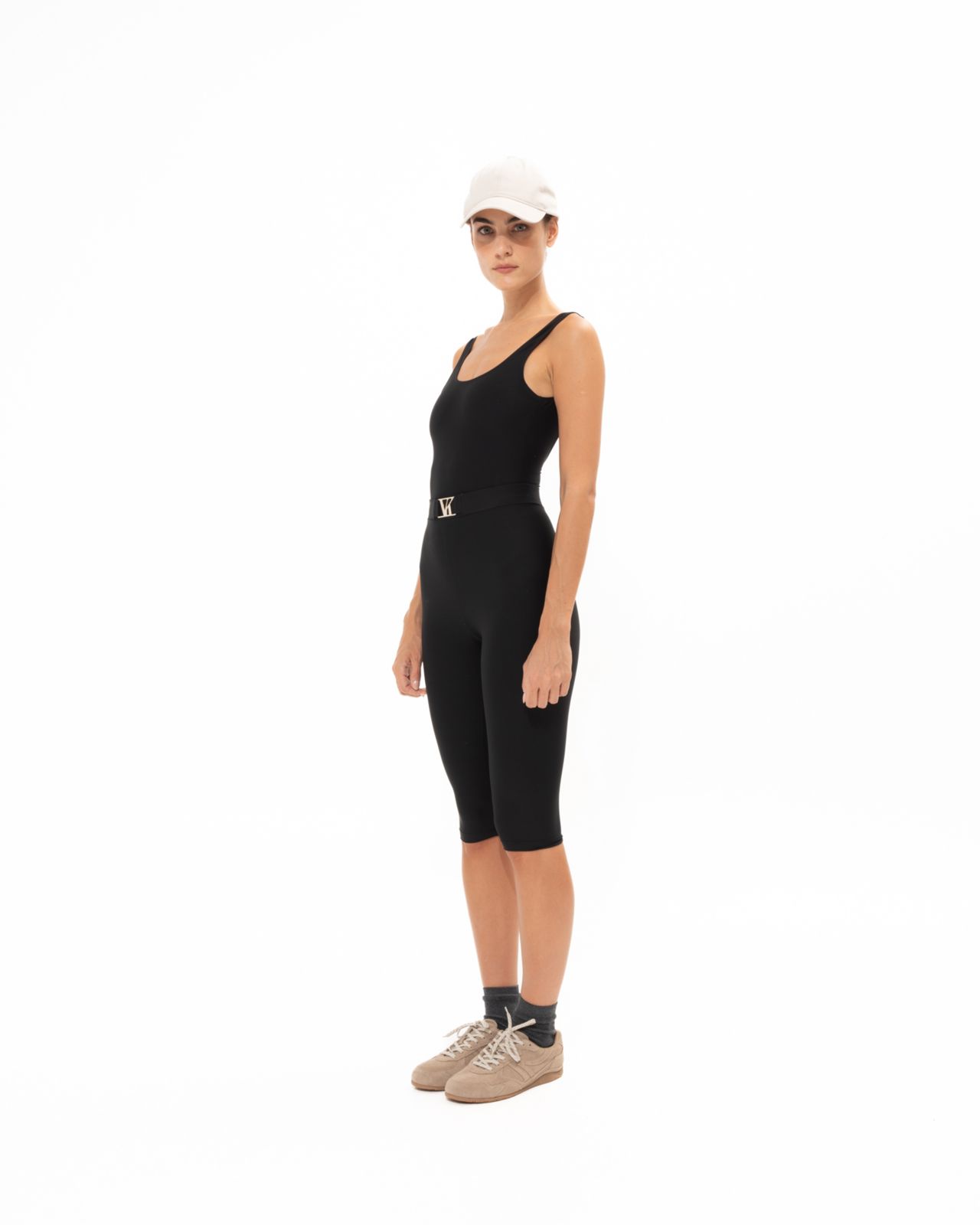 Picture of BLACK ACTIVE CAPRI PANTS