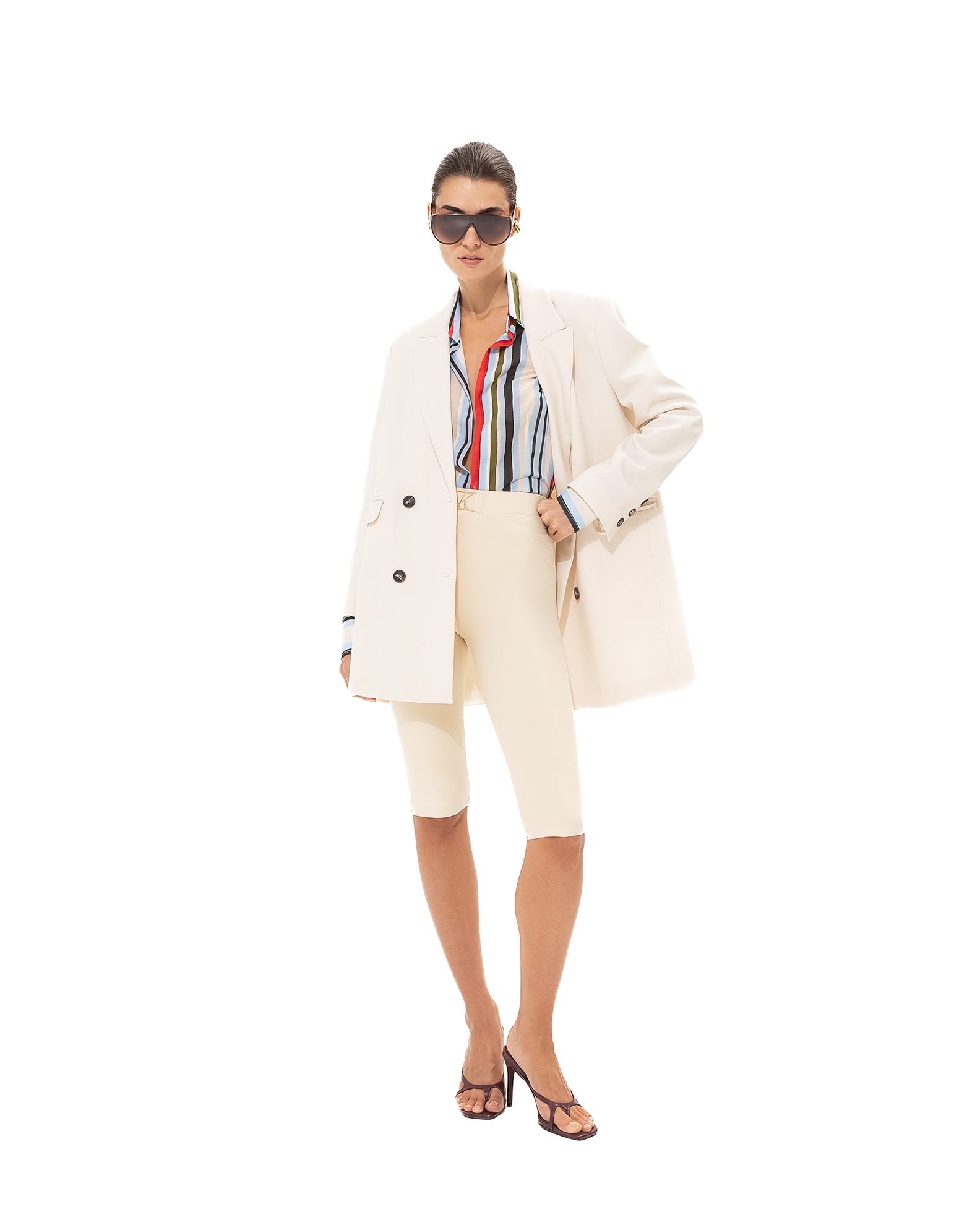 Picture of OFF-WHITE ACTIVE CAPRI PANTS