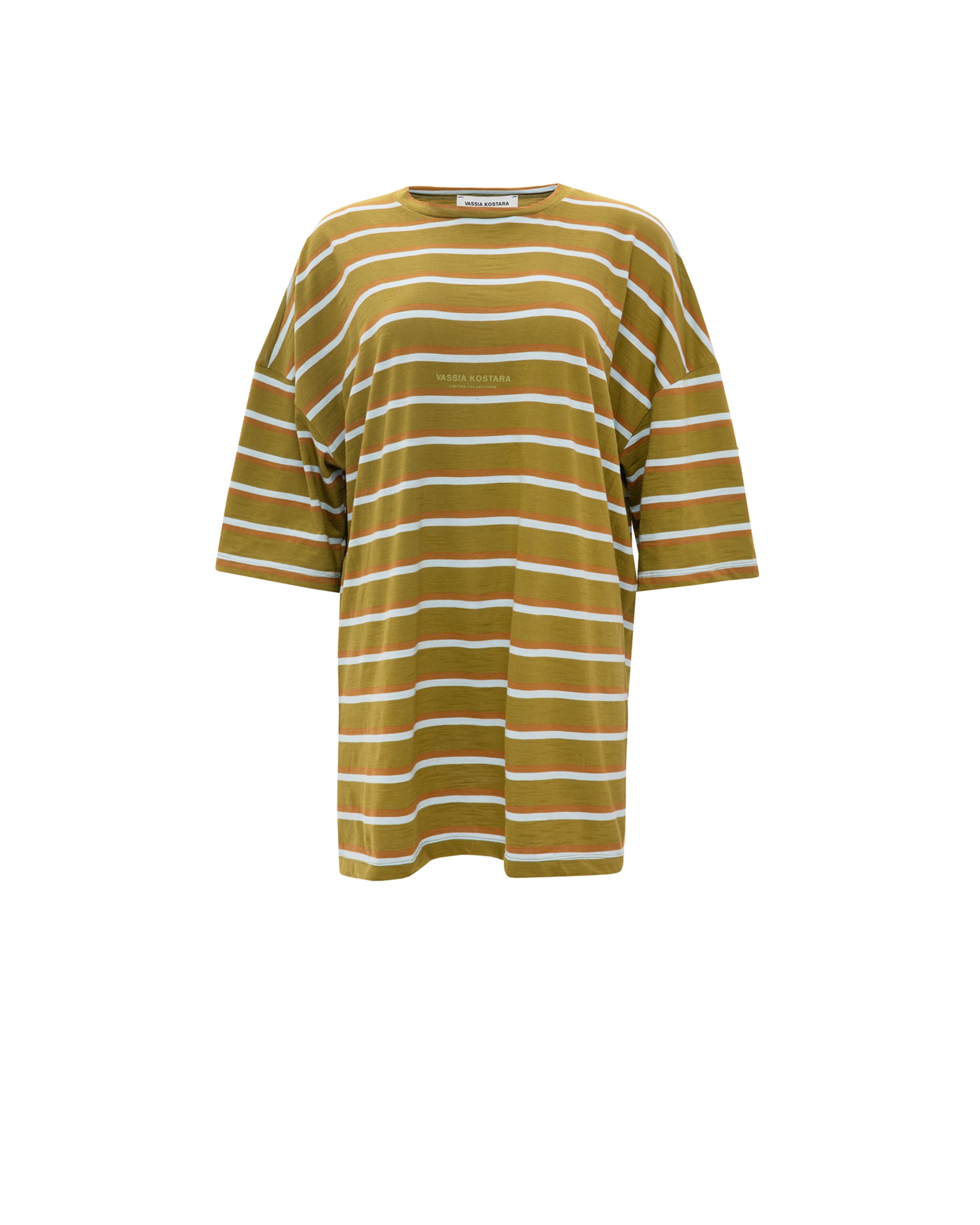 Picture of STRIPED OLIVE BLOUSE