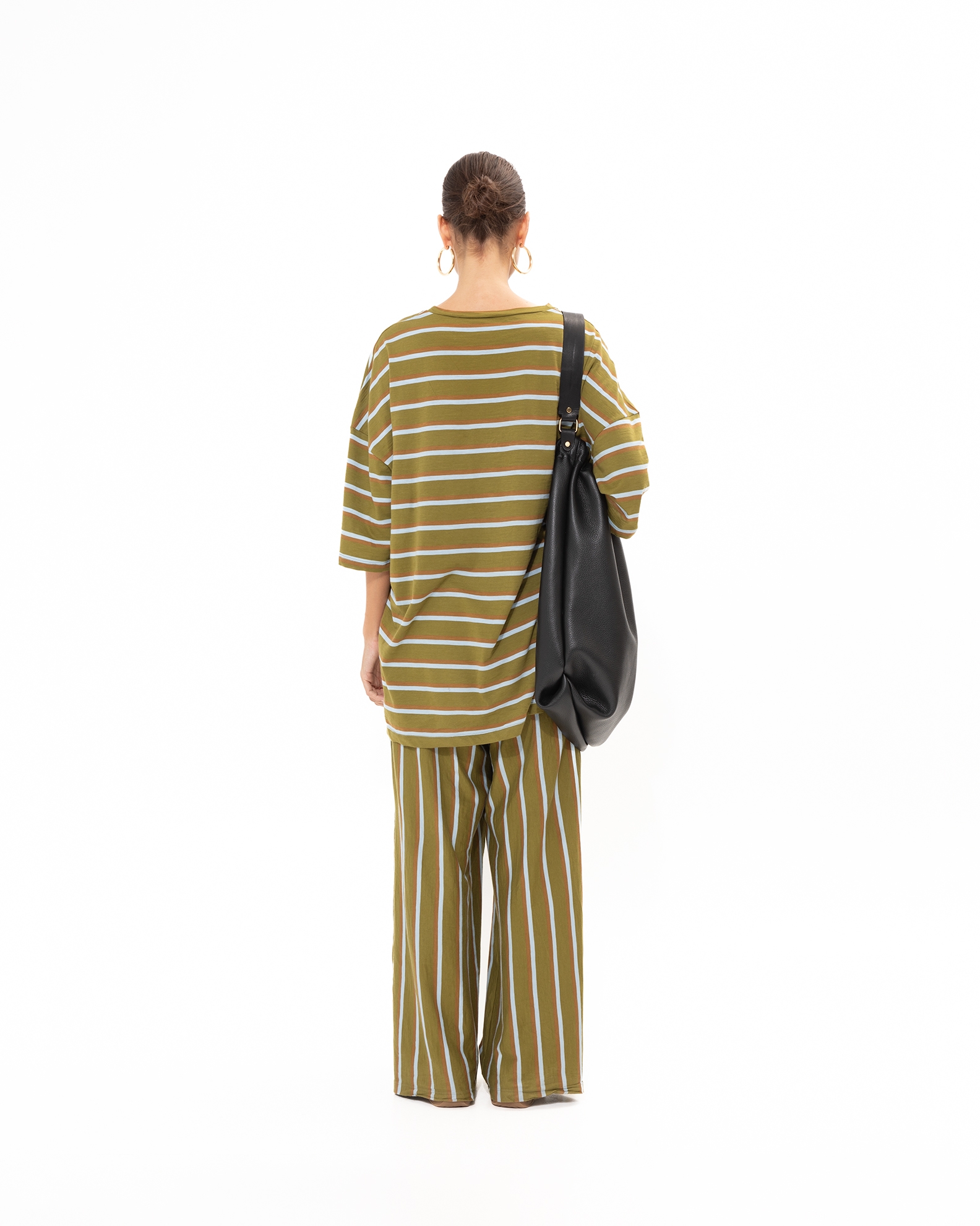 Picture of STRIPED OLIVE PANTS