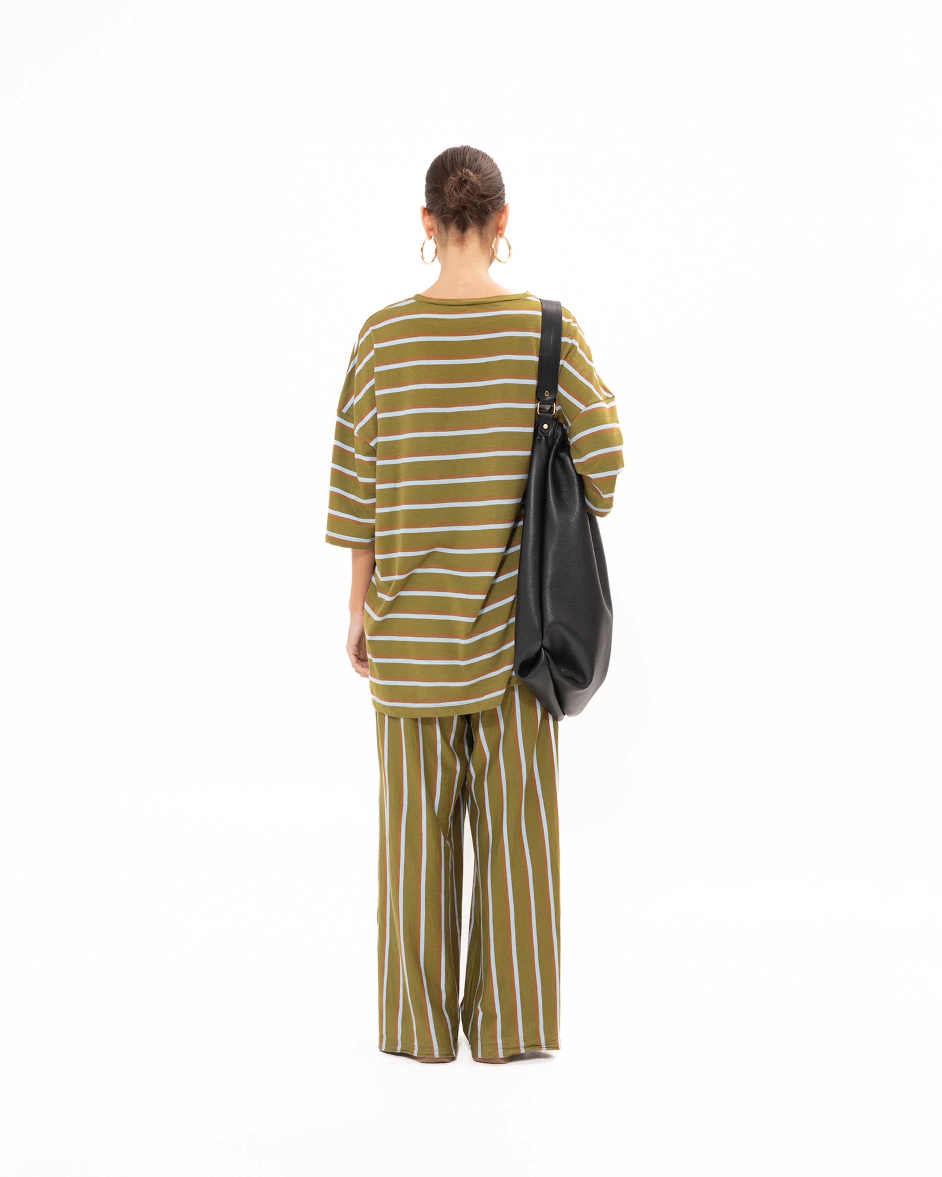 Picture of STRIPED OLIVE PANTS