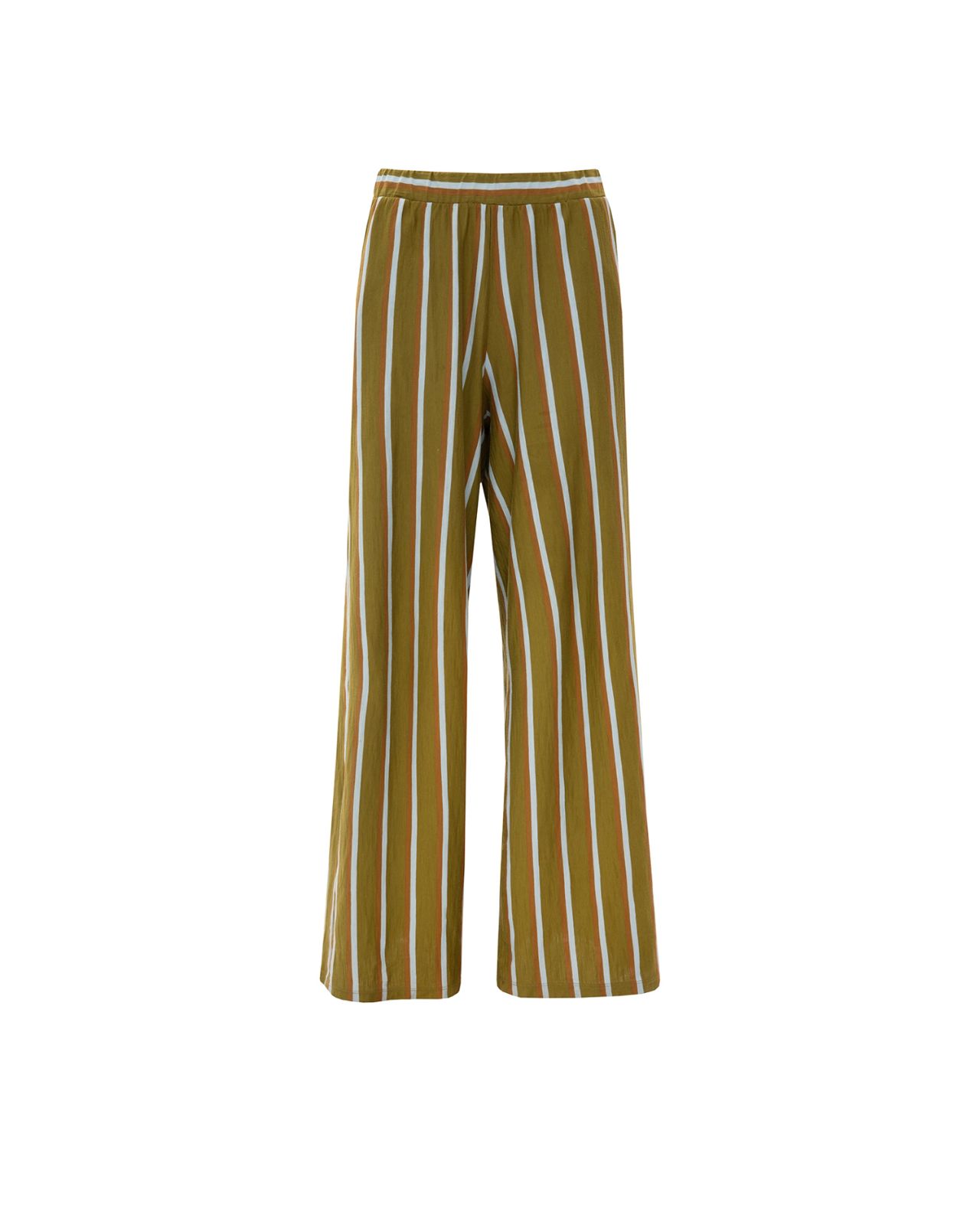 Show details for STRIPED OLIVE PANTS Picture of STRIPED OLIVE PANTS
