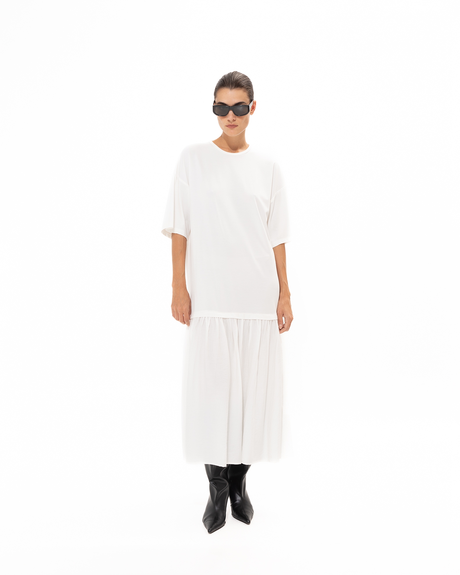 Picture of WHITE MIDI COTTON CRESS