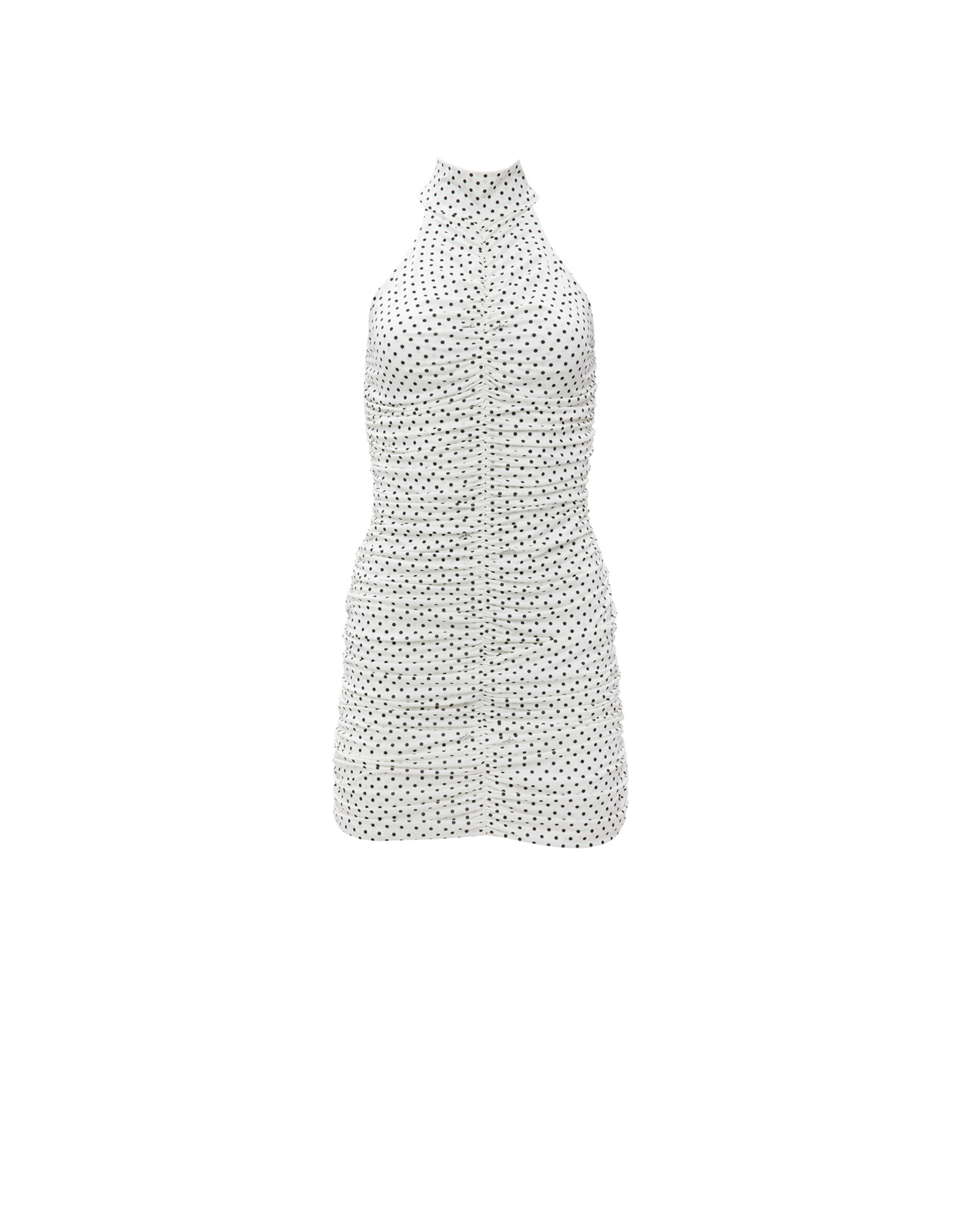 Picture of WHITE POLKA MINI DRESS