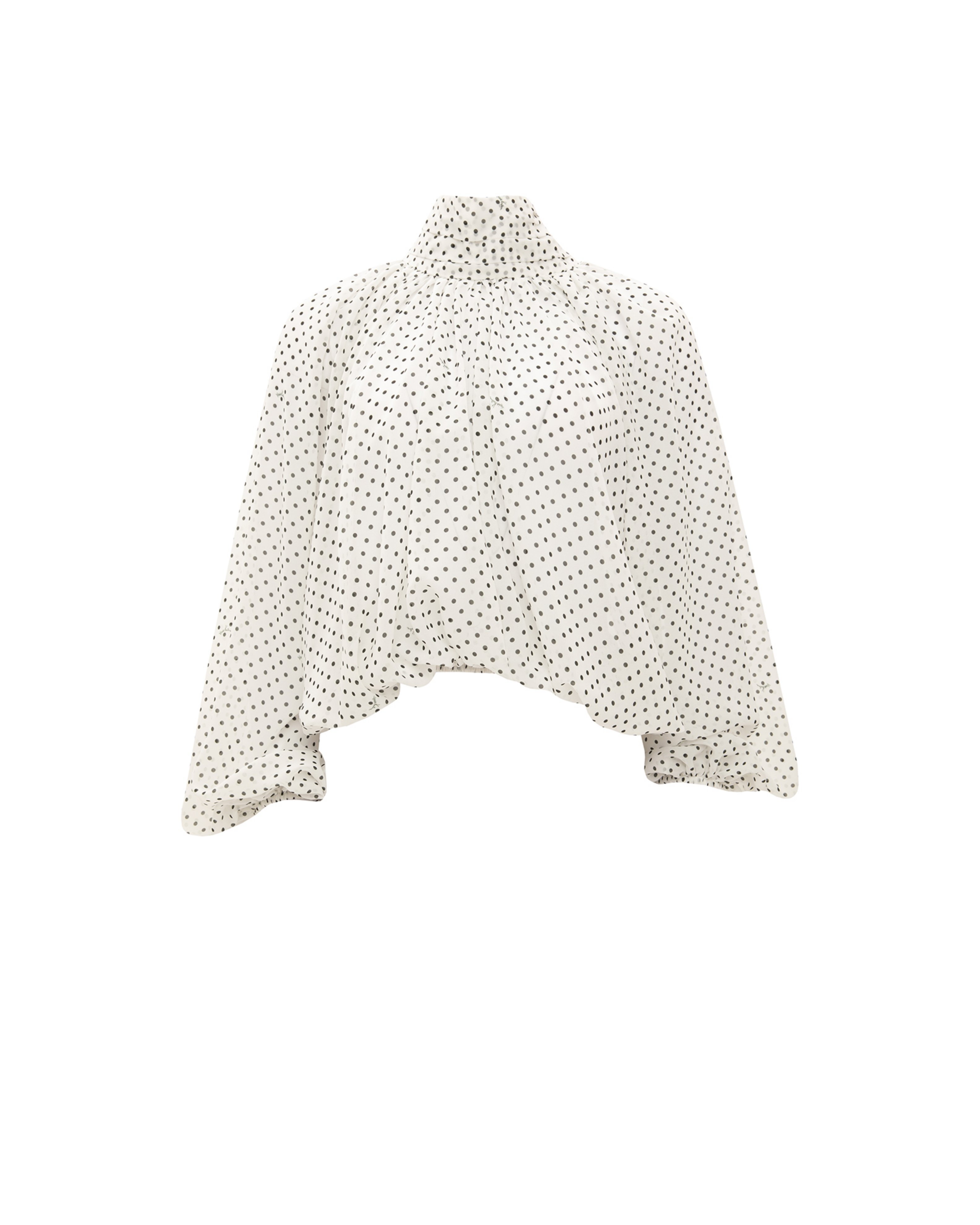 Picture of WHITE POLKA BLOUSE