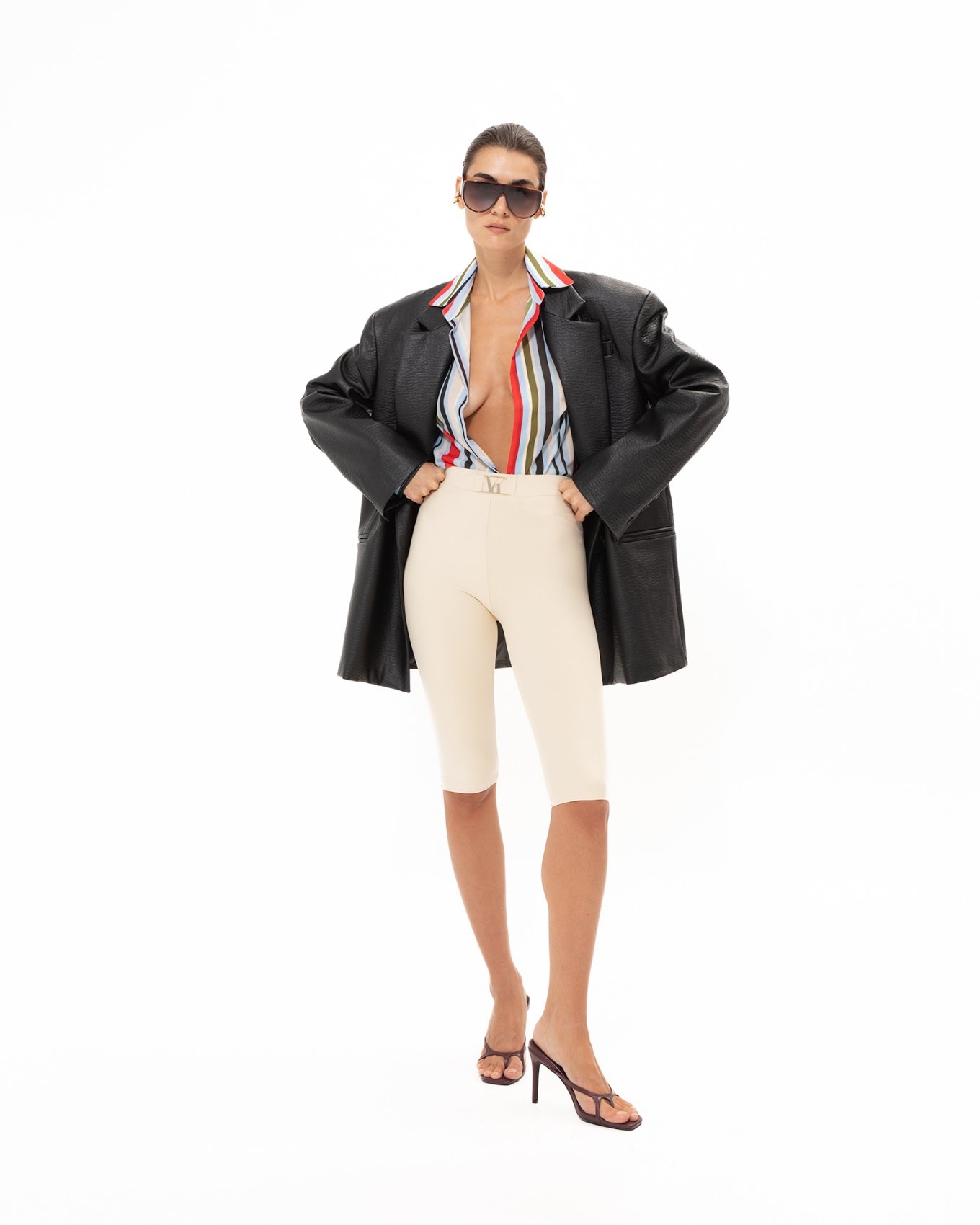 Picture of OFF-WHITE ACTIVE CAPRI PANTS