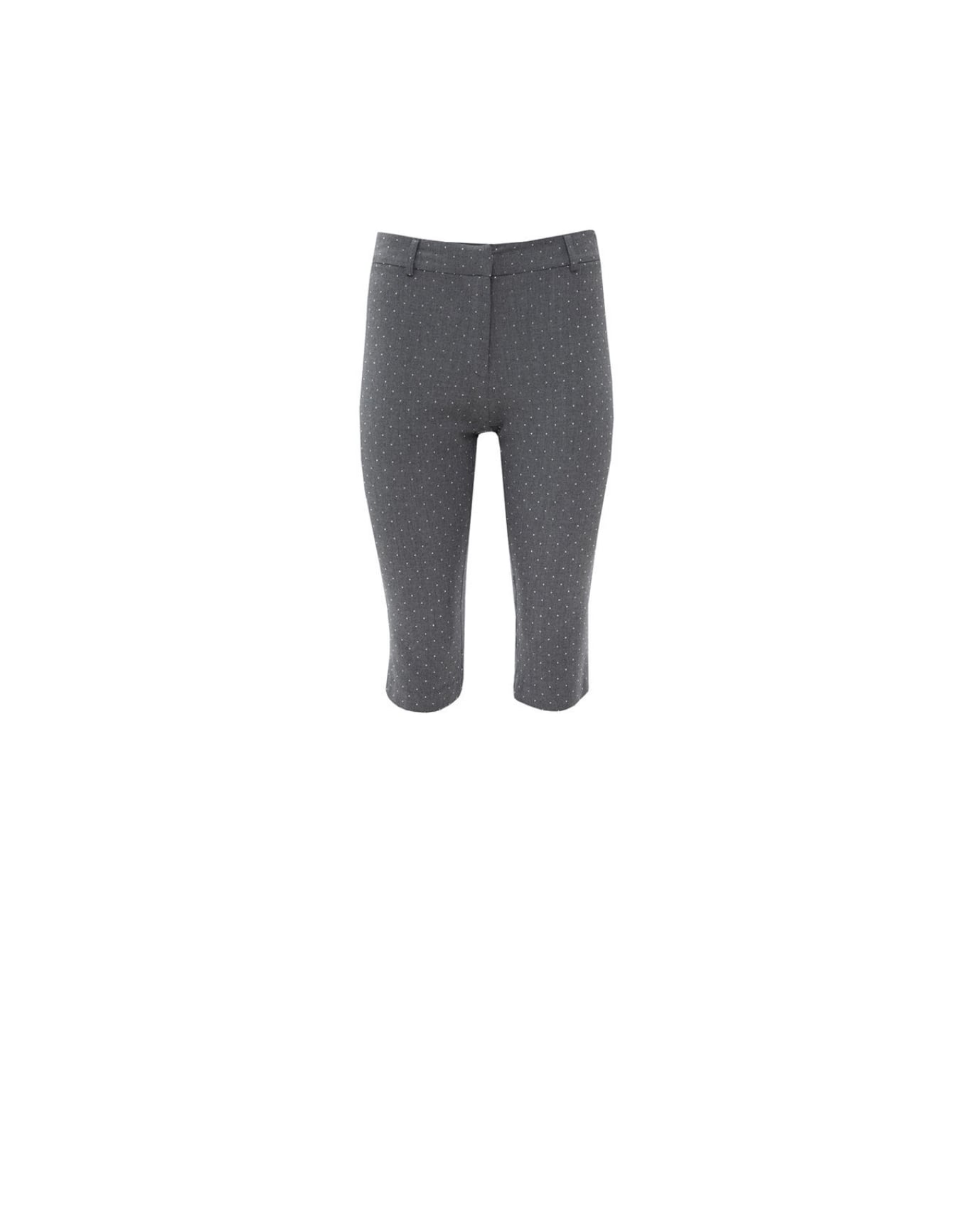 Picture of GREY SPARKLE CAPRI PANTS