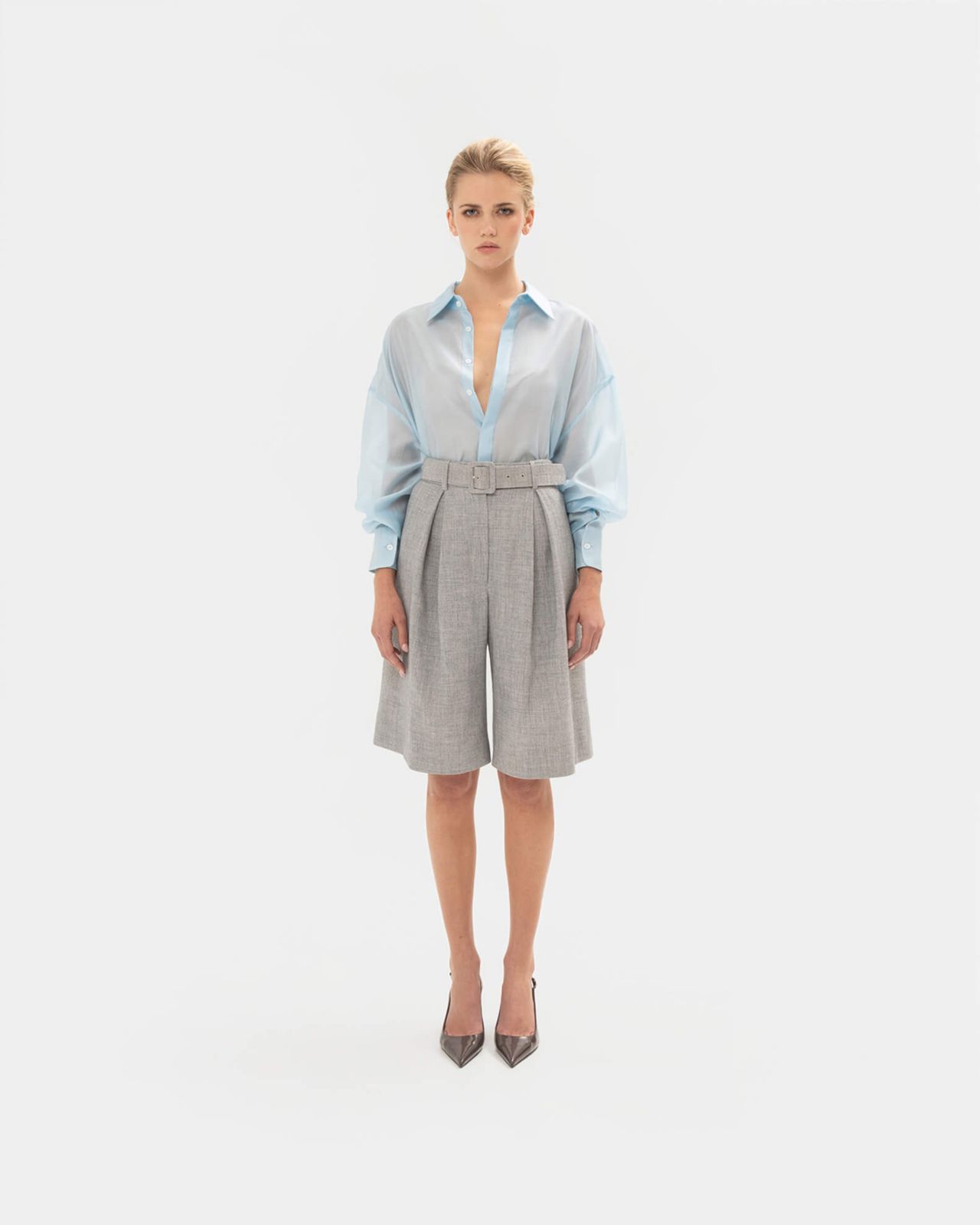 Picture of GREY JUPE CULOTTE