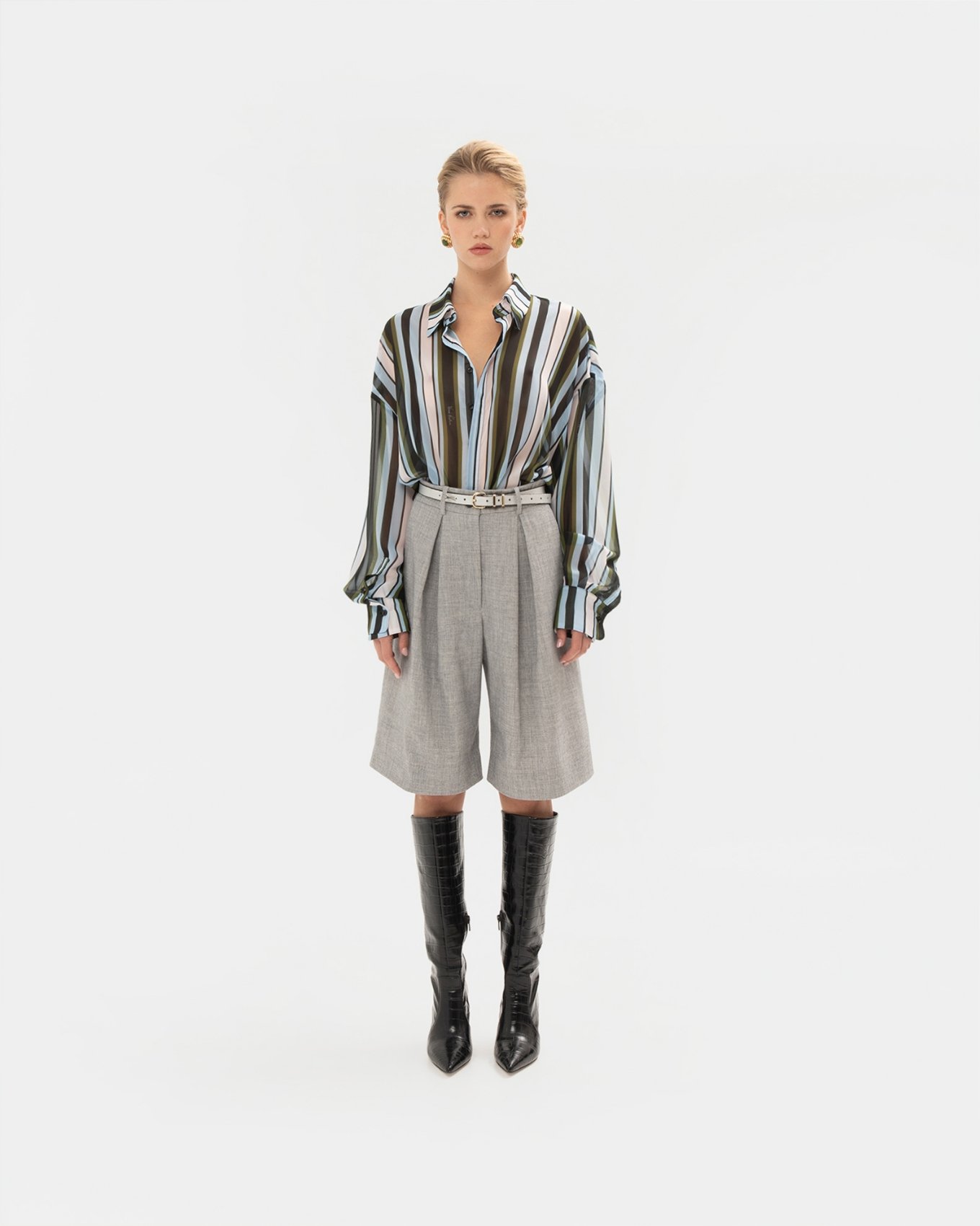 Picture of BLUE STRIPED OS SHIRT