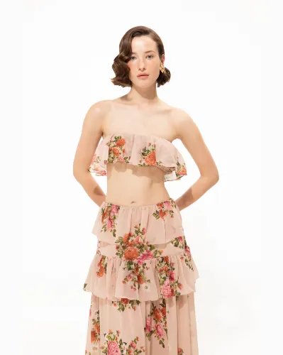 Picture of Pink Romance Crop Top