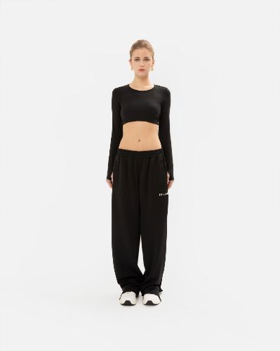 Picture of Black Athletic Crop Top
