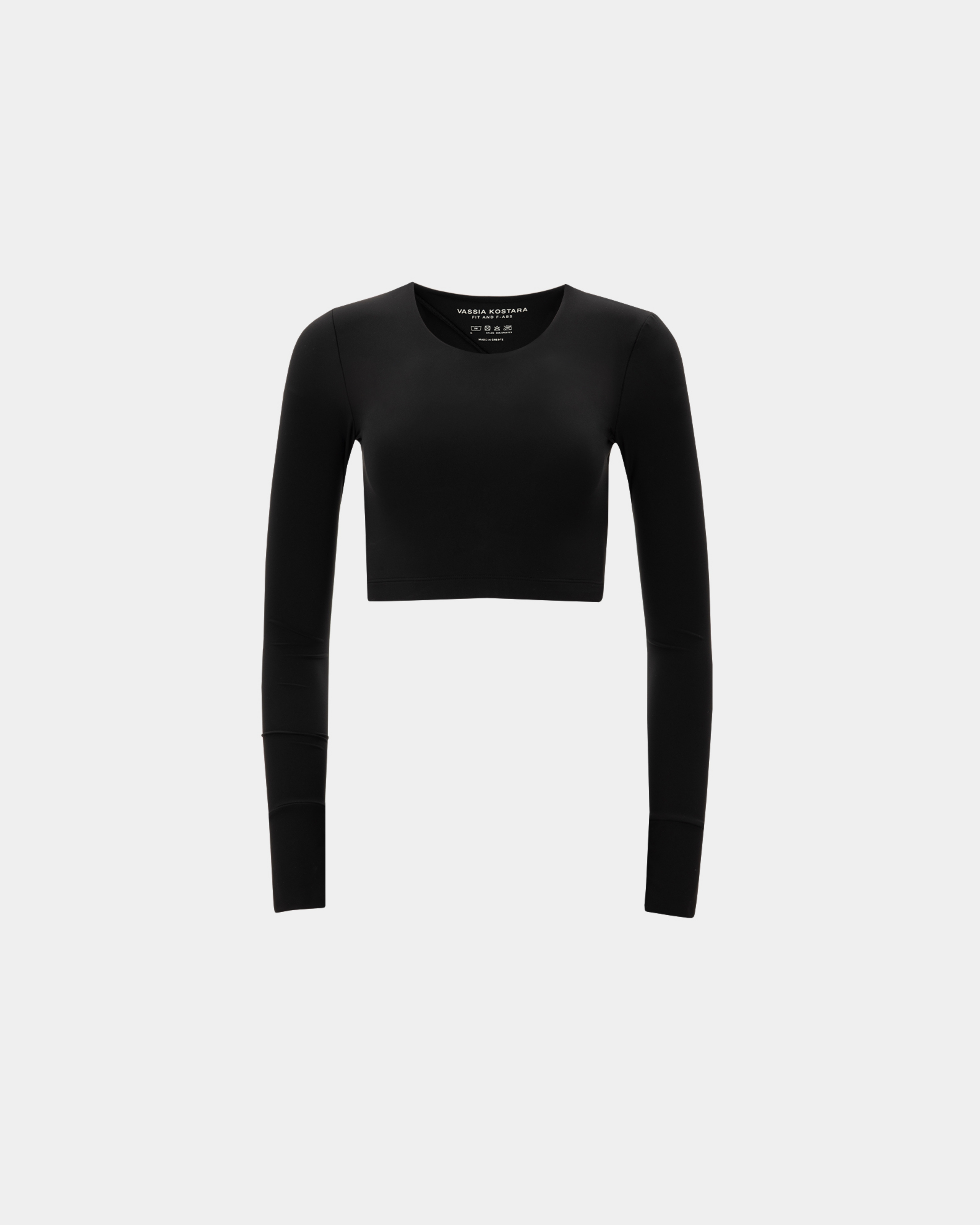 Picture of Black Athletic Crop Top