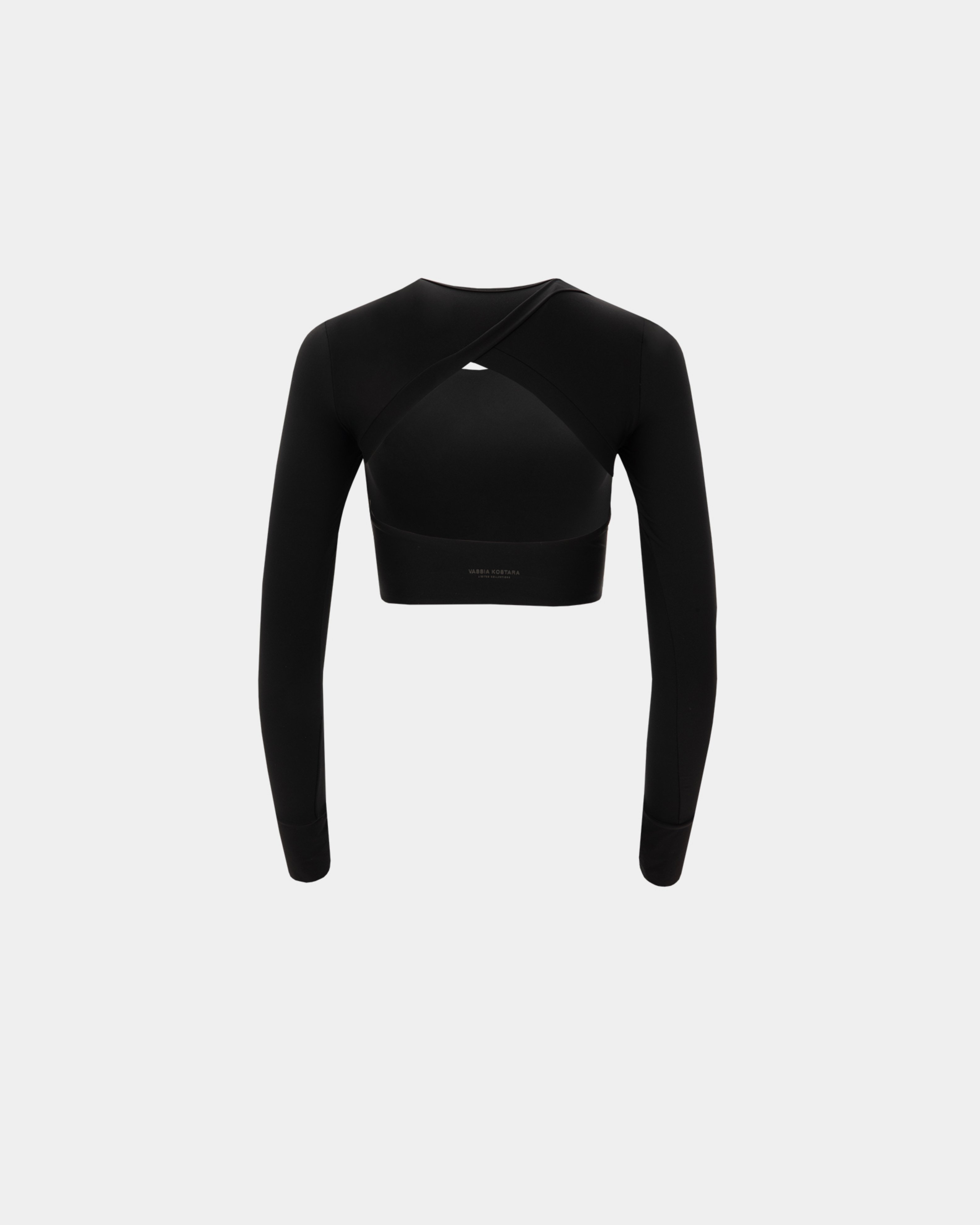 Picture of Black Athletic Crop Top
