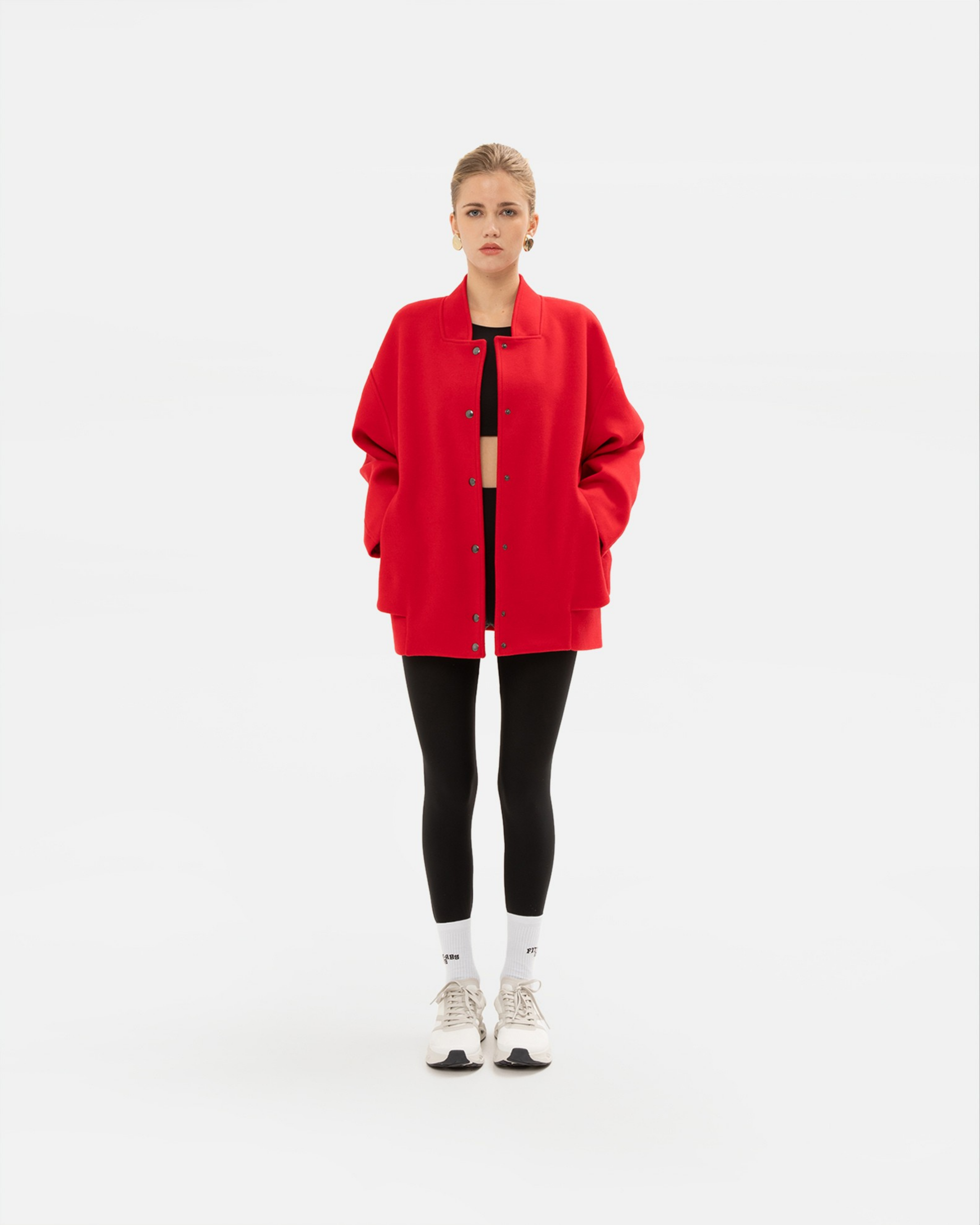 Picture of Black Athletic Crop Top