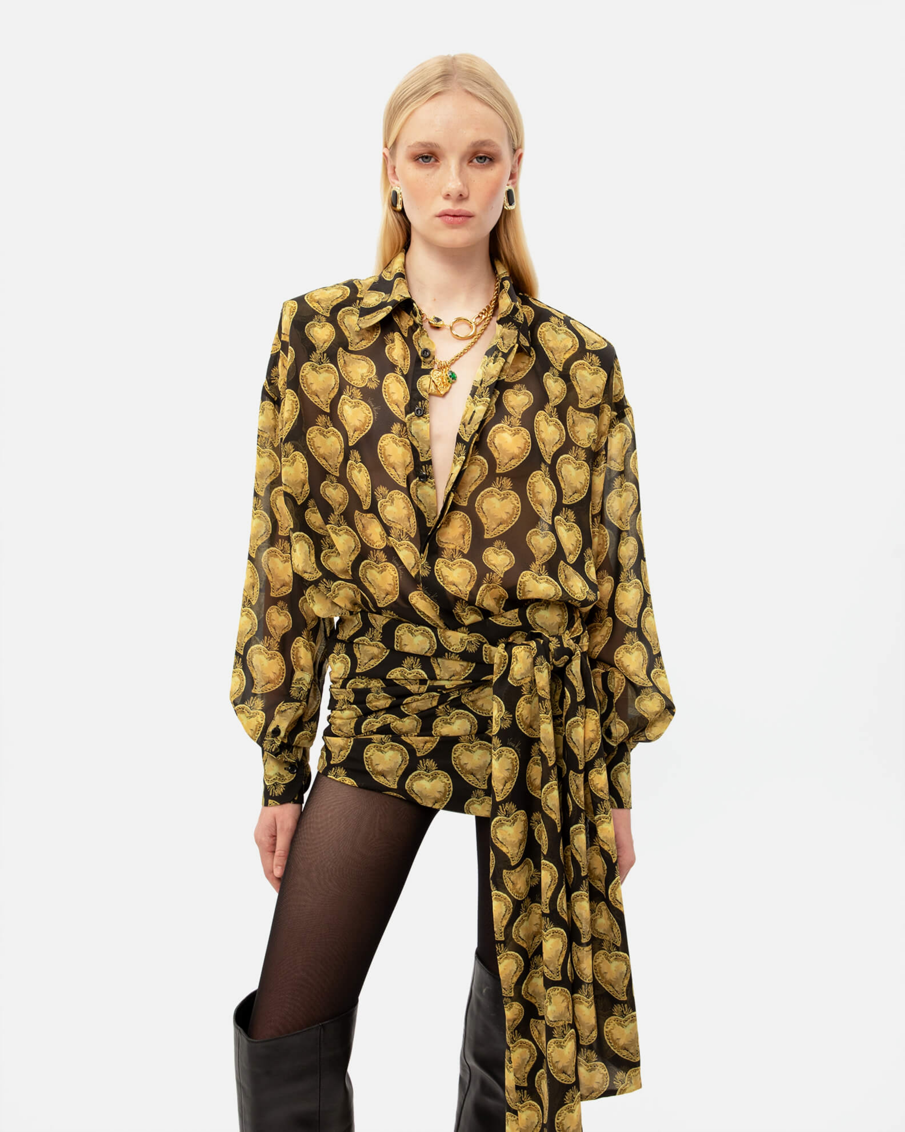 Picture of LUCKY CHARM WRAP SKIRT