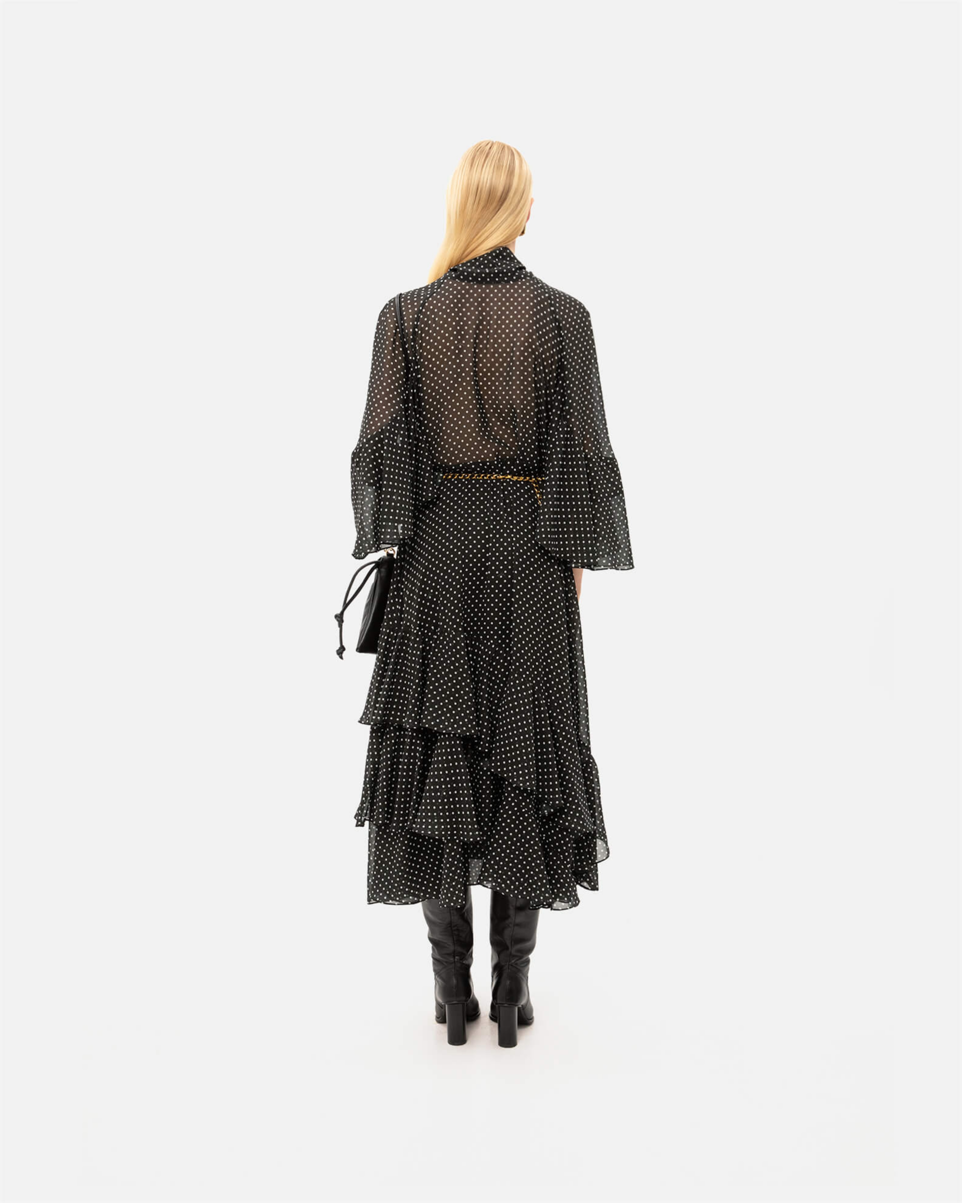 Picture of BLACK POLKA DOT DRESS