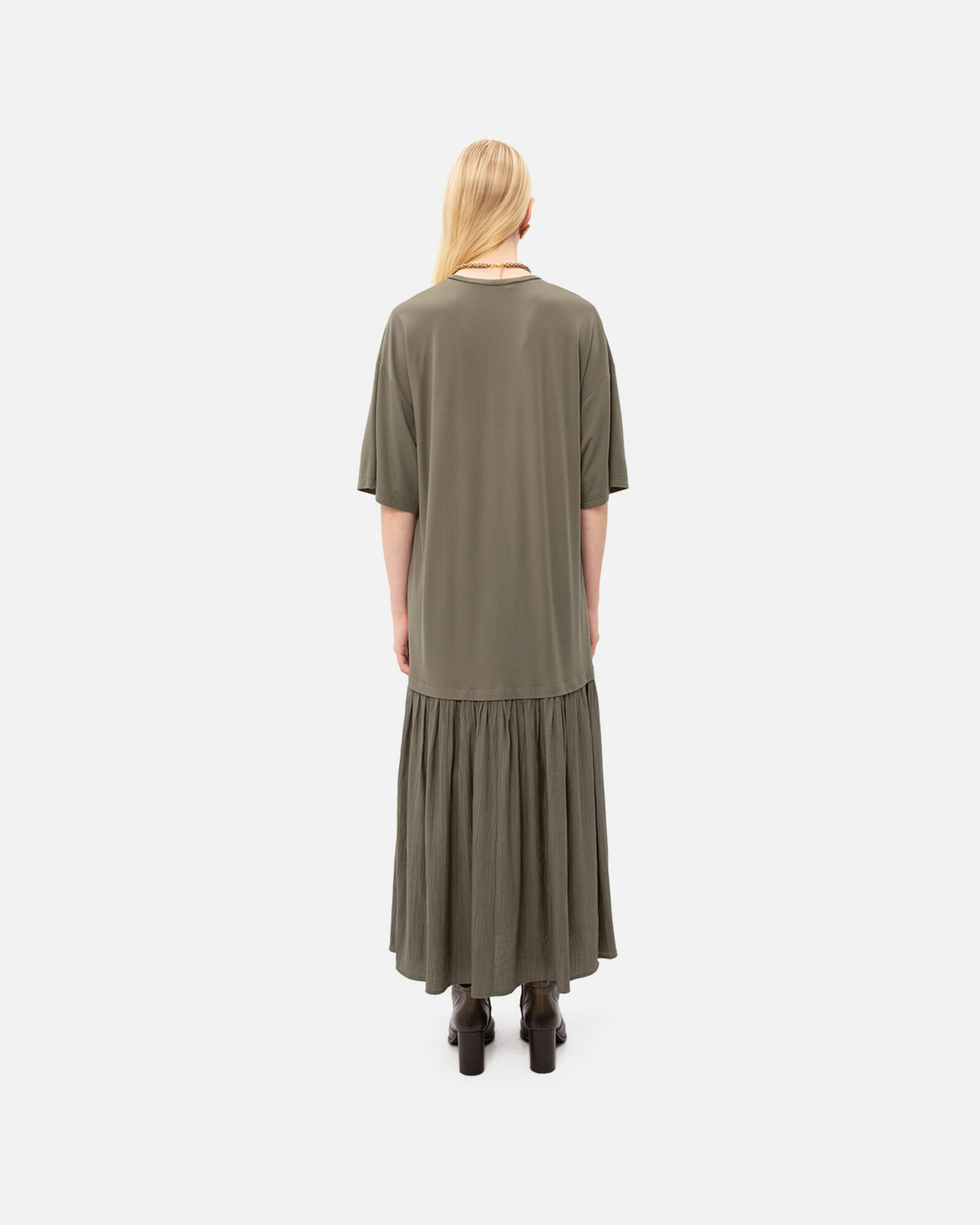 Picture of OLIVE MIDI COTTON DRESS