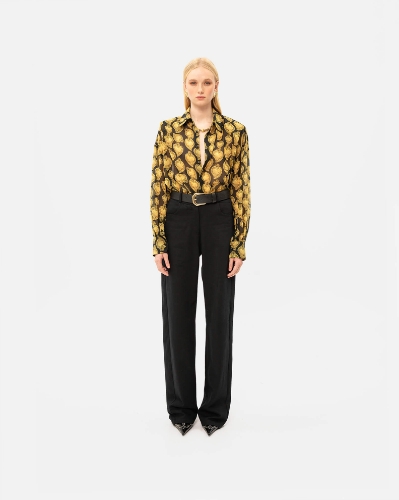 Picture of BLACK STRAIGHT-LINE JEANS