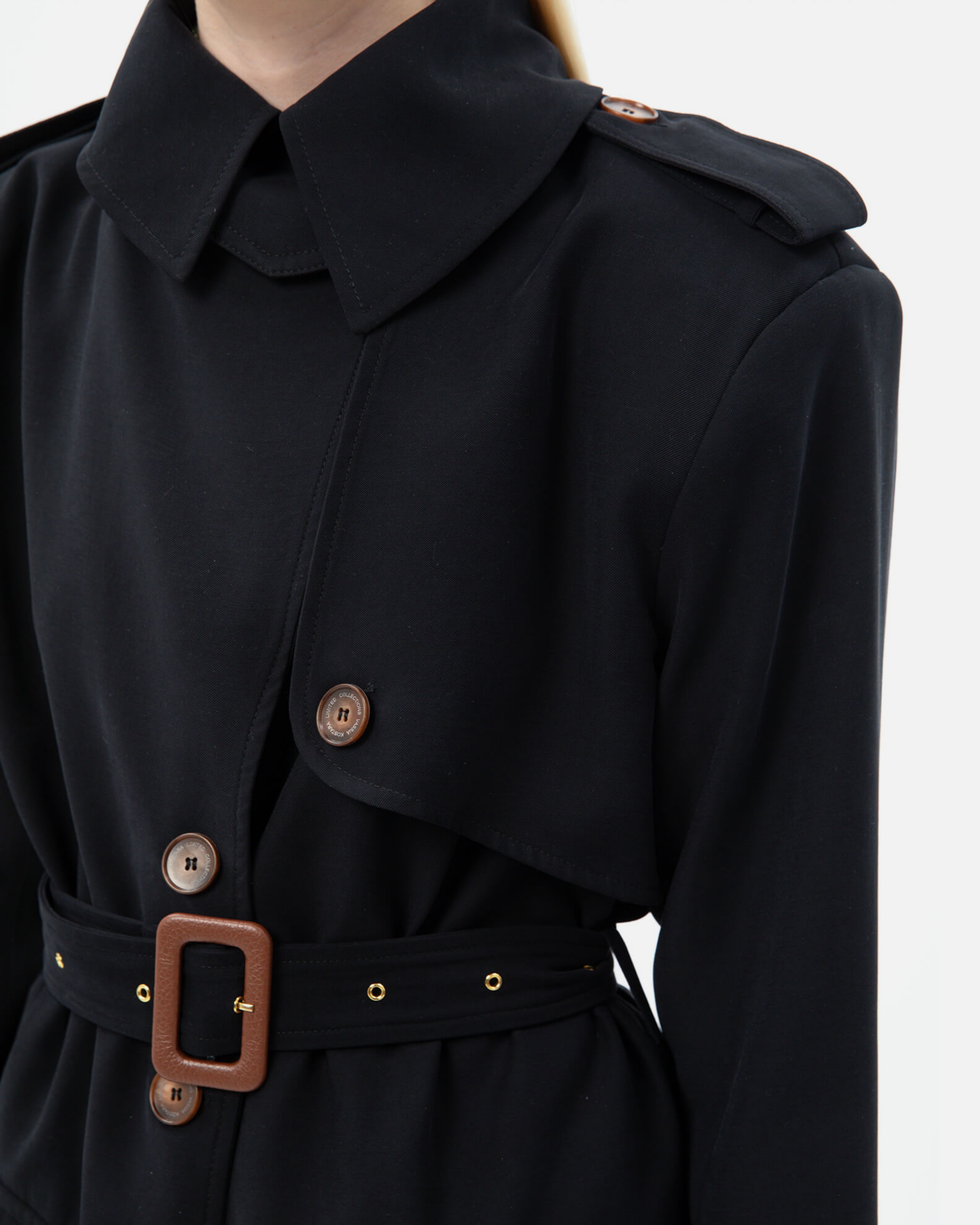 Picture of BLACK TRENCH JACKET