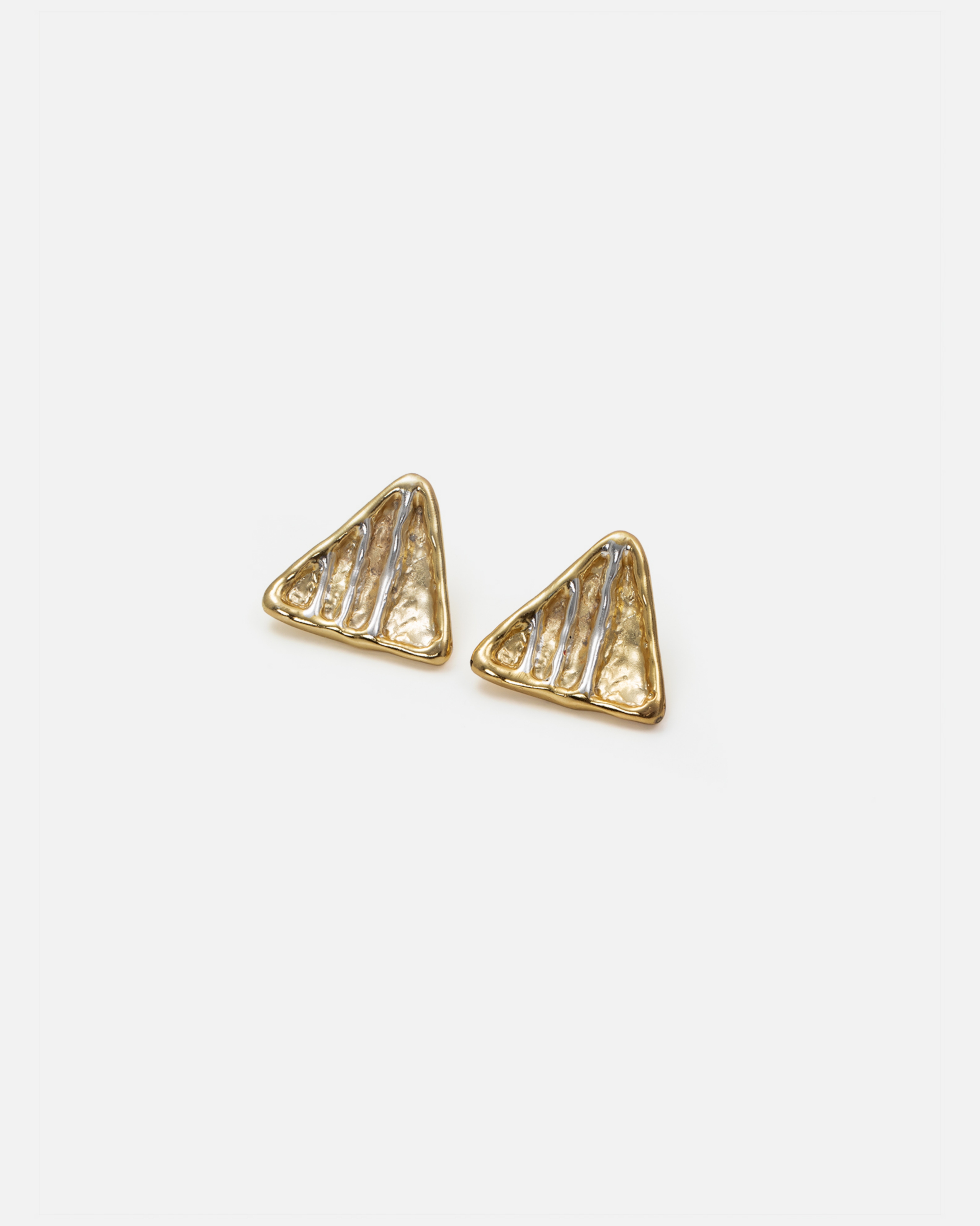 Picture of TRIANGLE PLATINUM-PLATED EARRINGS