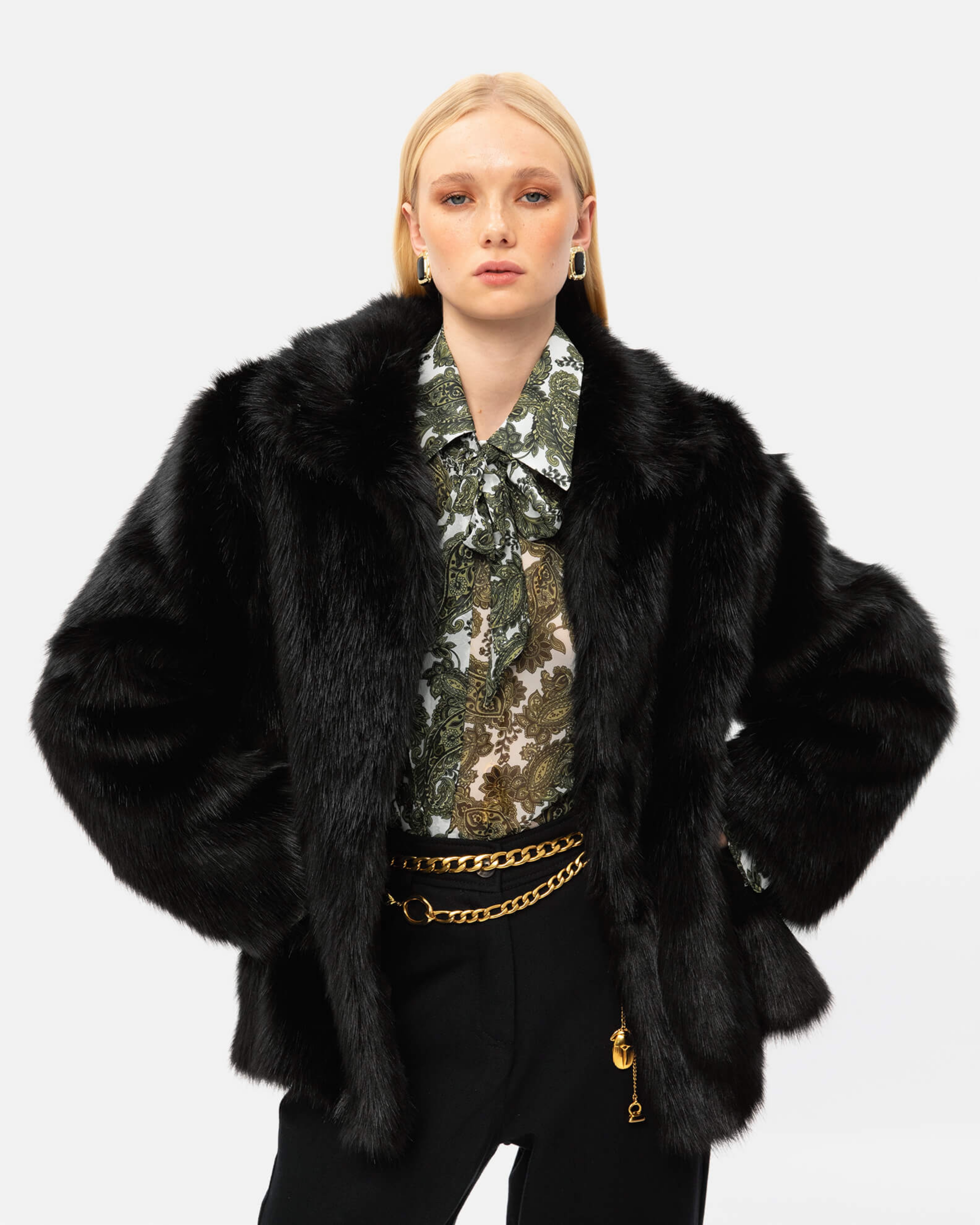 Picture of BLACK FAUX FUR