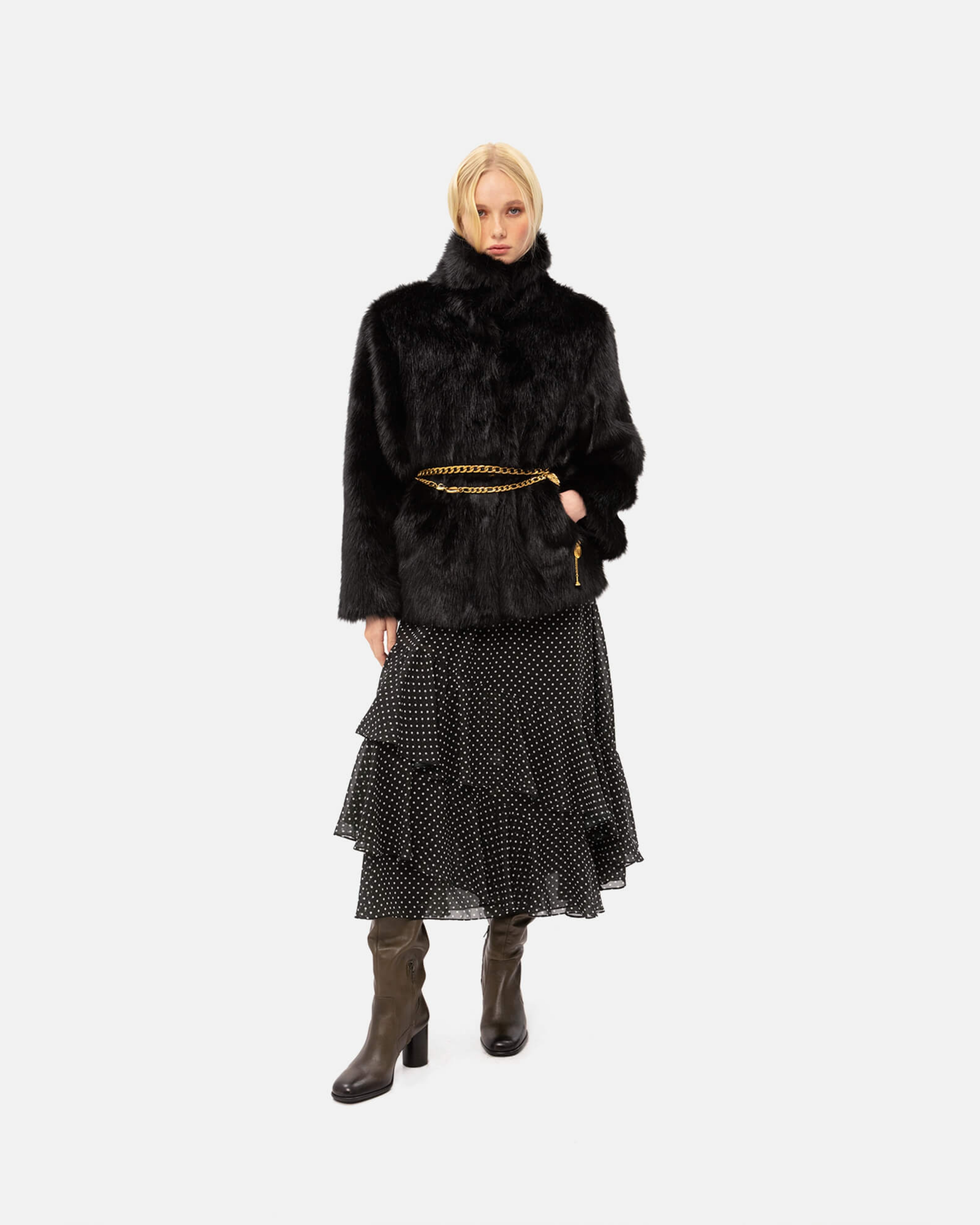 Picture of BLACK FAUX FUR