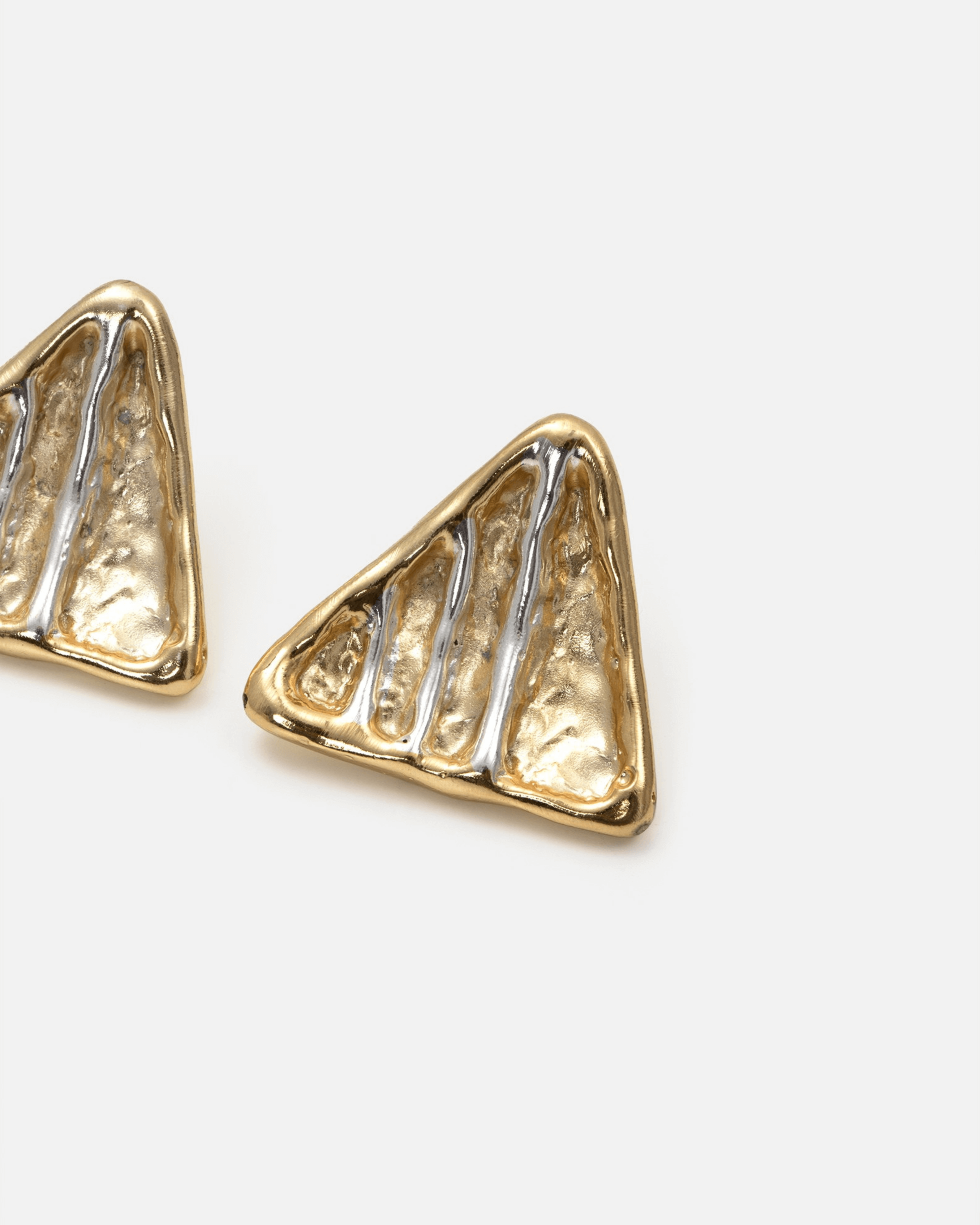 Picture of TRIANGLE PLATINUM-PLATED EARRINGS