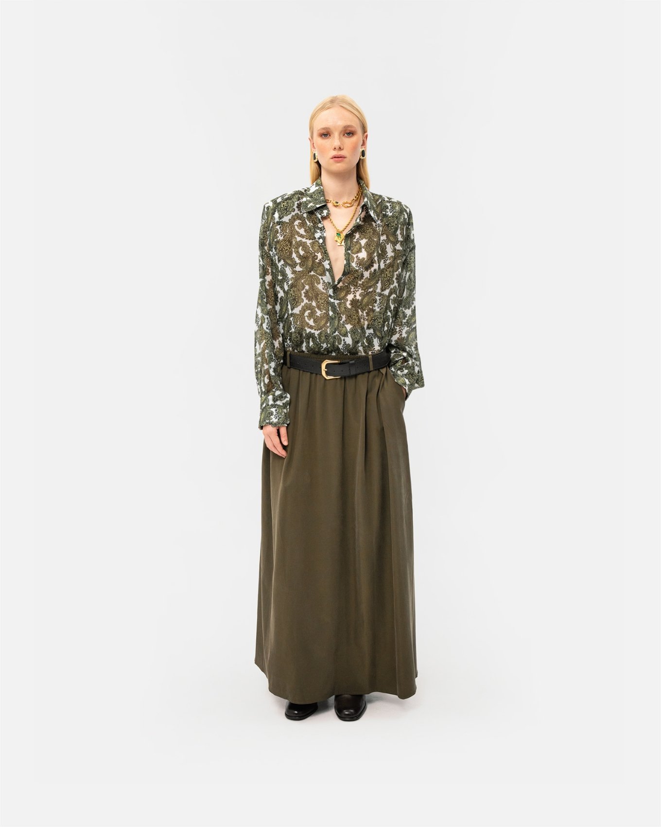Picture of OLIVE PRAIRIE SKIRT