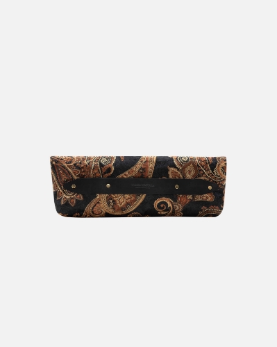 Picture of BROWN PAISLEY CLUTCH