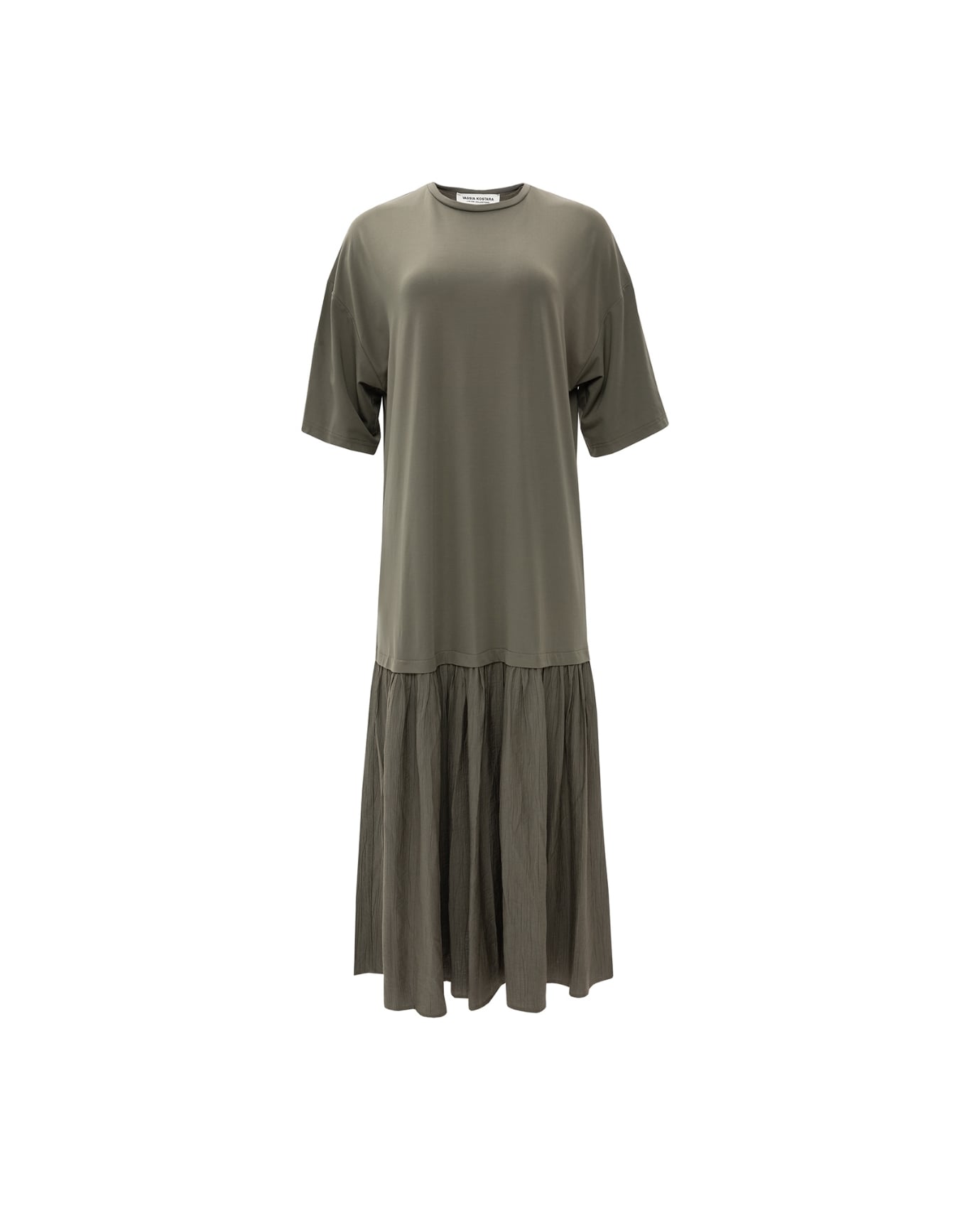 Picture of OLIVE MIDI COTTON DRESS
