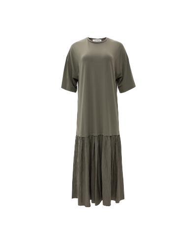 Picture of OLIVE MIDI COTTON DRESS