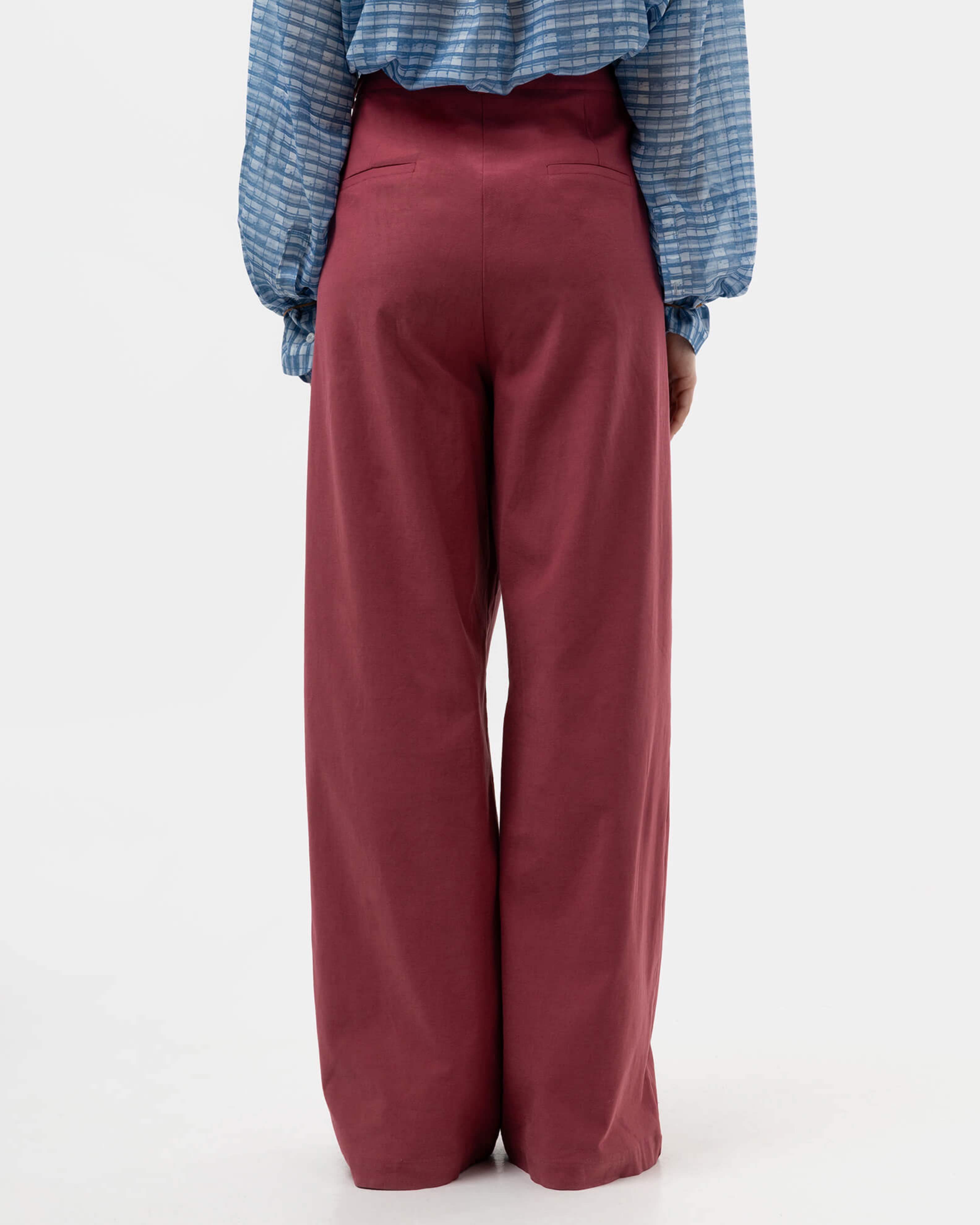 Picture of DEEP WINE SUIT PANTS