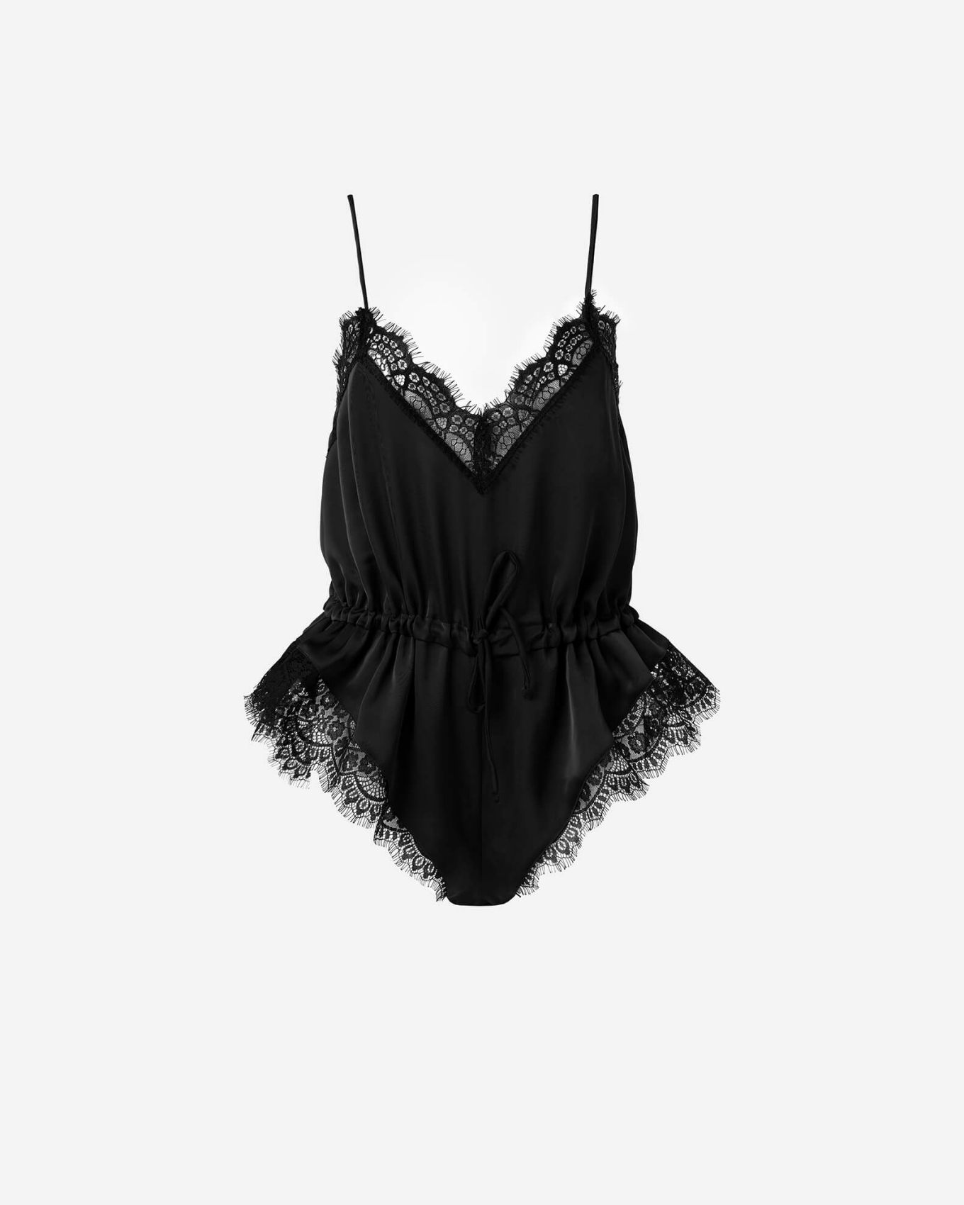 Picture of BLACK SATIN BABY DOLL